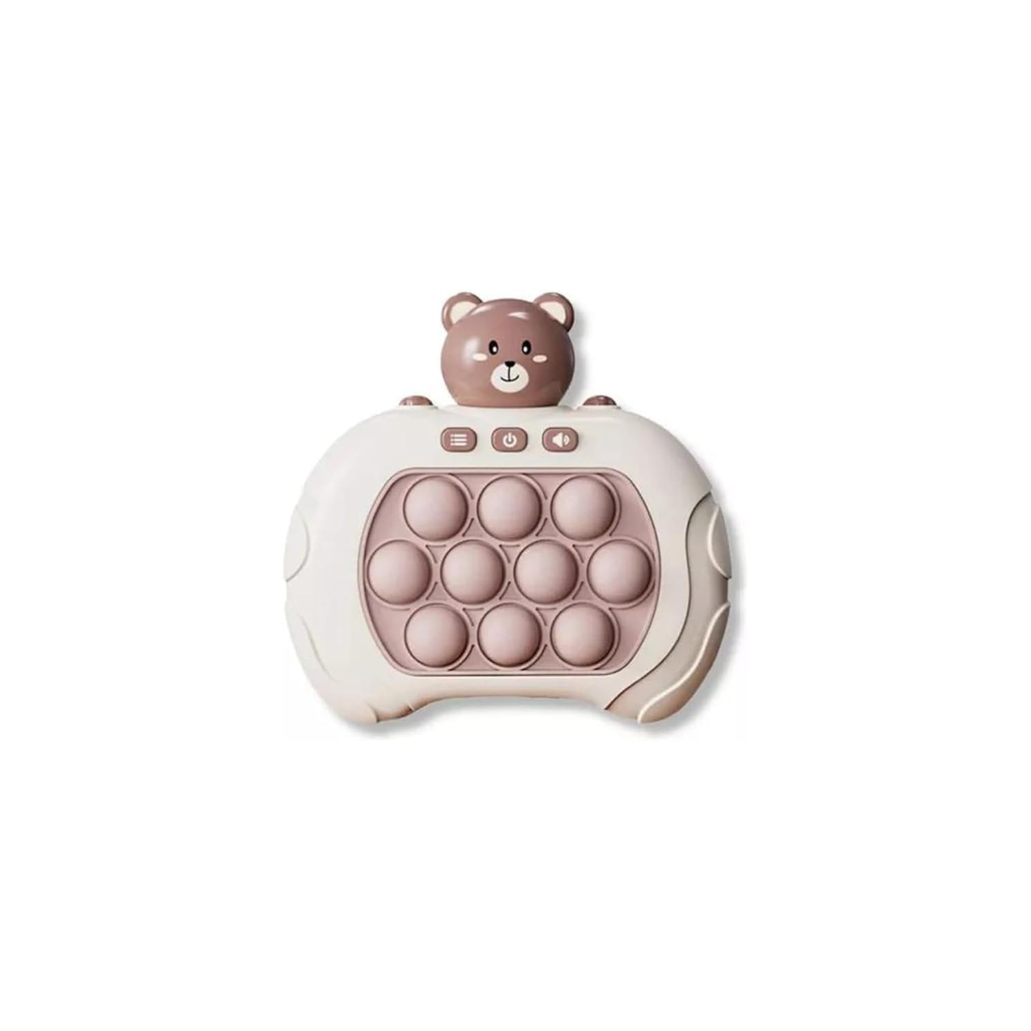Electronic Toys - Teddy Bear Squeeze Toys Click & Play Whack-a-Mole Toys Quick Push Game Console
