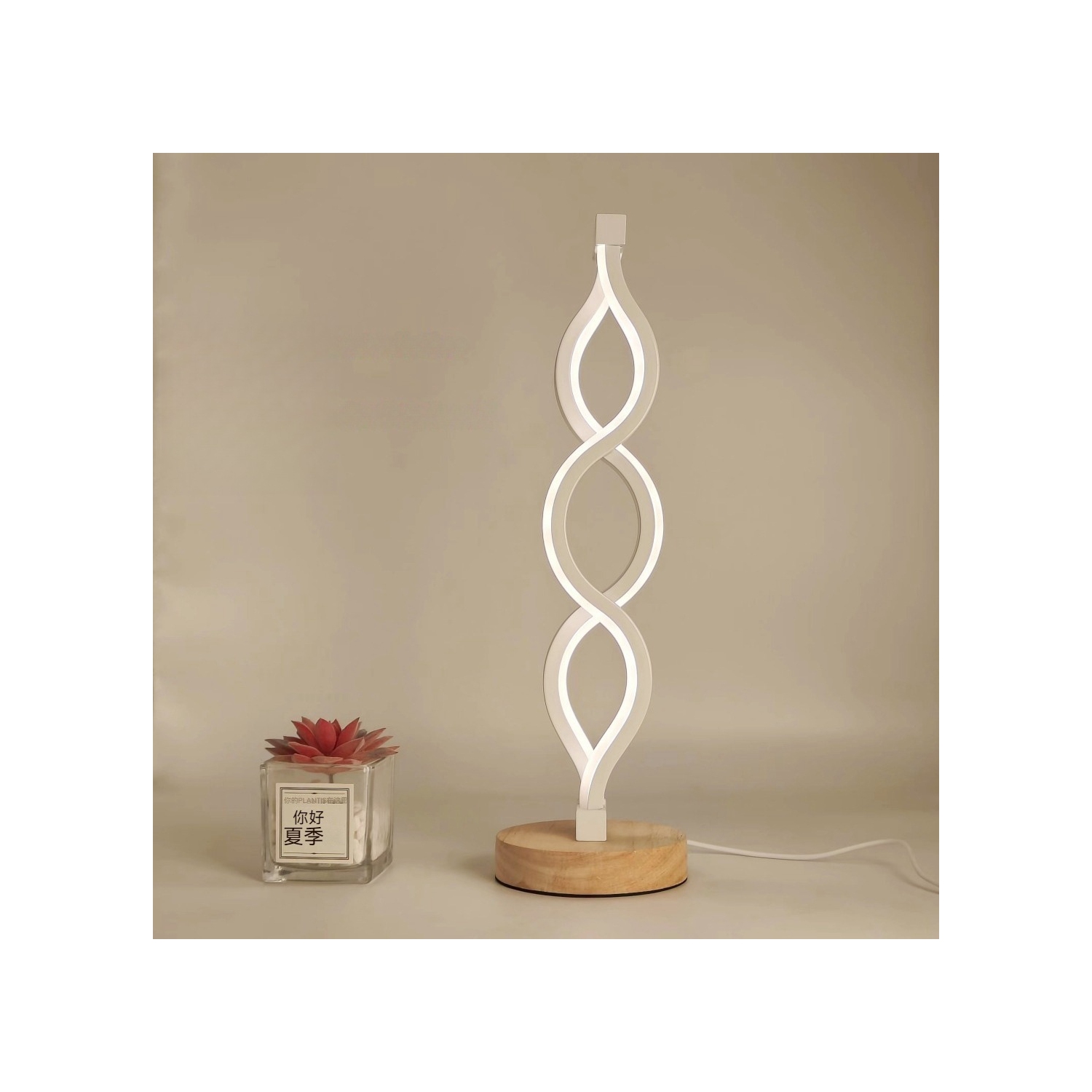 Touch control three-mode bedside lamp | Nordic minimalist design | USB charging table lamp | creative night light for study and bedroom