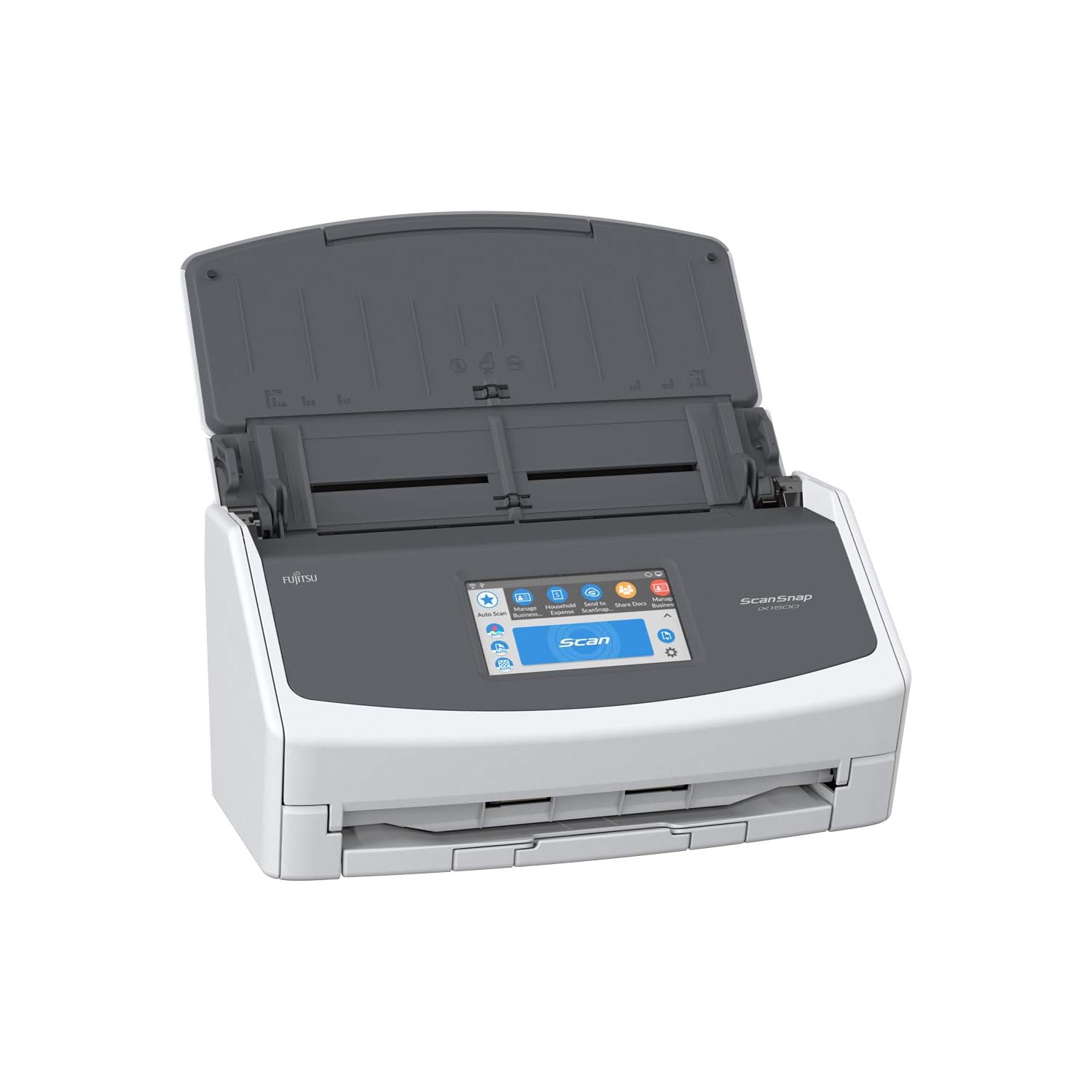Fujitsu ScanSnap iX1500 Wireless Duplex Document Scanner – 30 ppm, 50-Sheet ADF, 4.3" Touchscreen