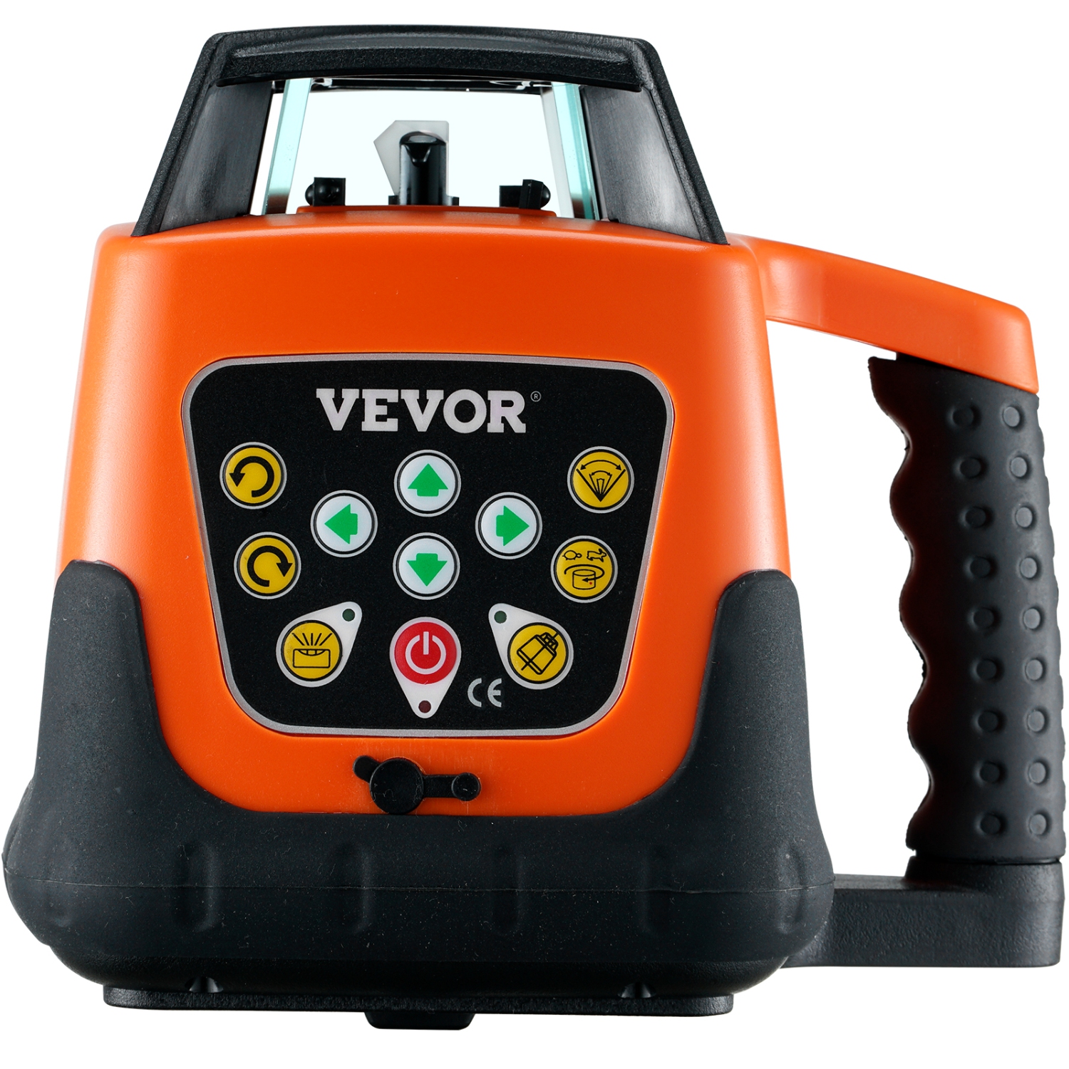 VEVOR 2000ft Laser Level, 360 Degree Self Leveling Green Cross Line Laser,5 Rotation Speeds & 4 Scanning Angles,IP66 Waterproof Remote Control