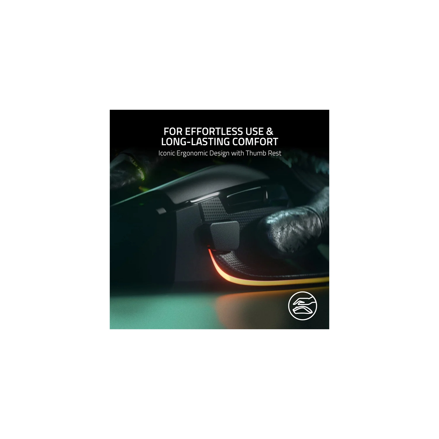 Souris de jeu personnalisable Basilisk V3 de Razer, 26000 ppp, boutons macro 10+1, 11 zones d'éclairage RVB Chroma