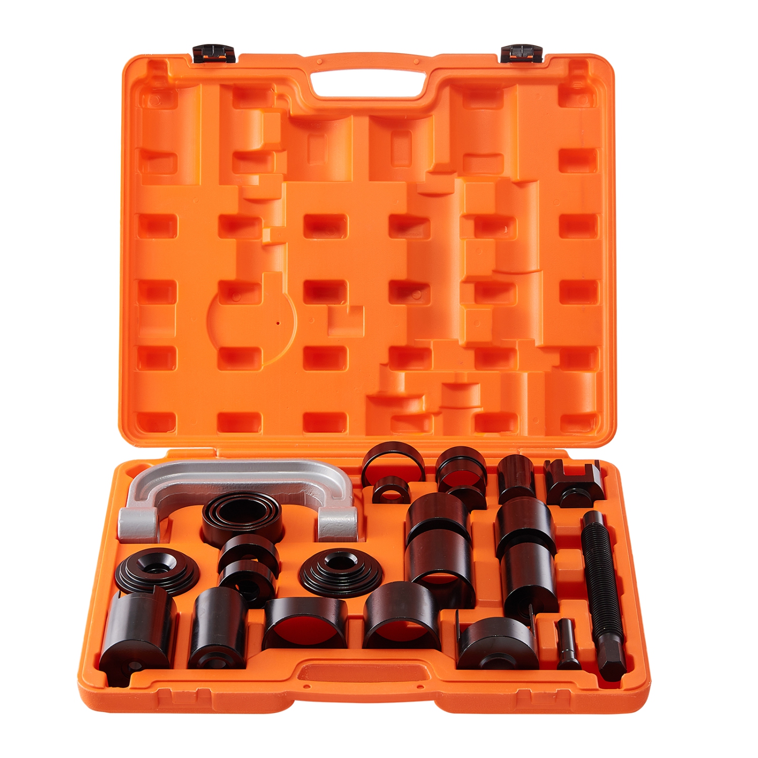 VEVOR 25 pcs Ball Joint Press Kit, Tool Kit, C-press Ball joint Remove and Install Tools, for Most 2WD and 4WD Cars, Heavy Duty Ball Joint Repair Kit