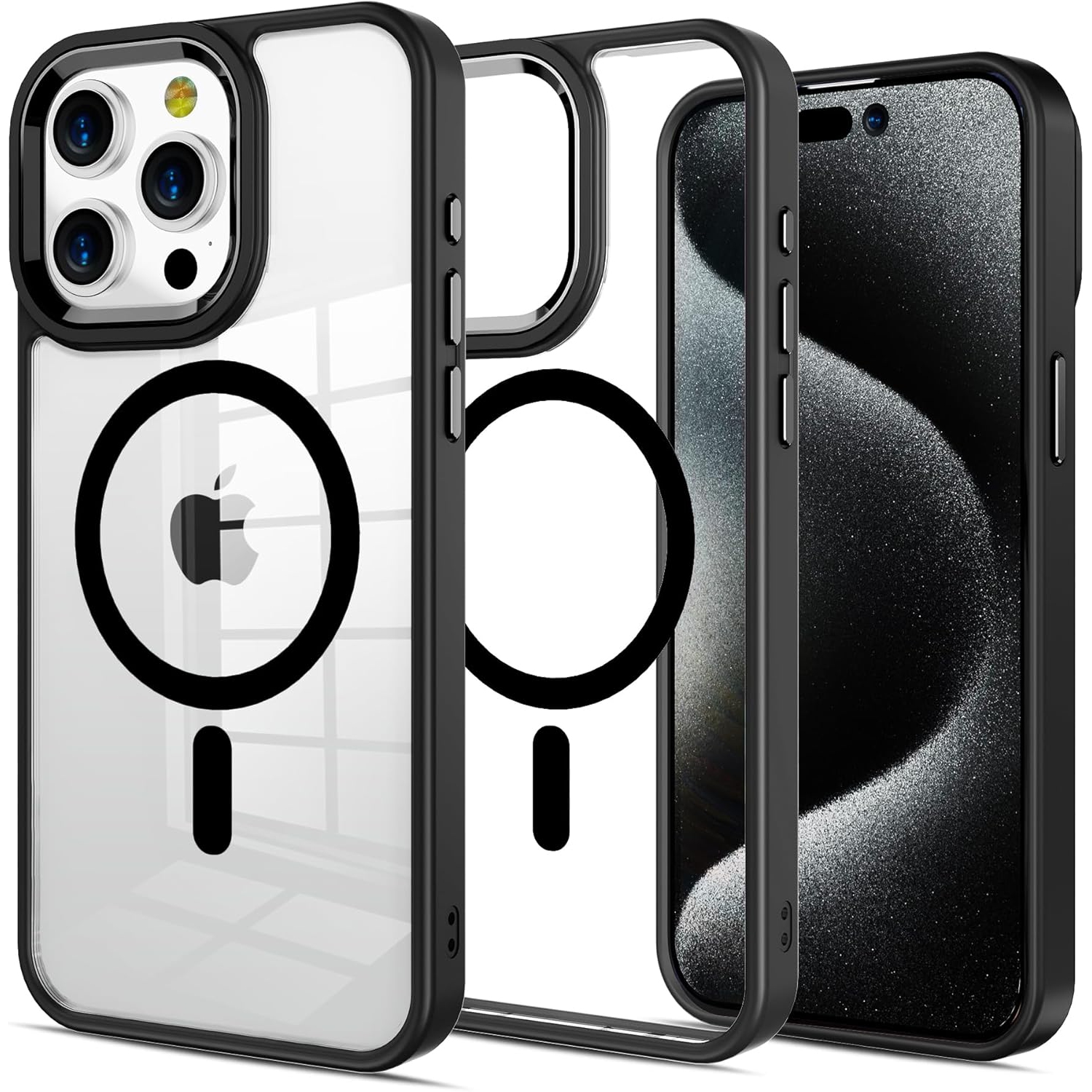 iPhone 16 pro max Case [Compatible with Magsafe]Translucent Matte Phone Cover, [10 FT Military Grade Drop Protection] Slim Durable Shockp