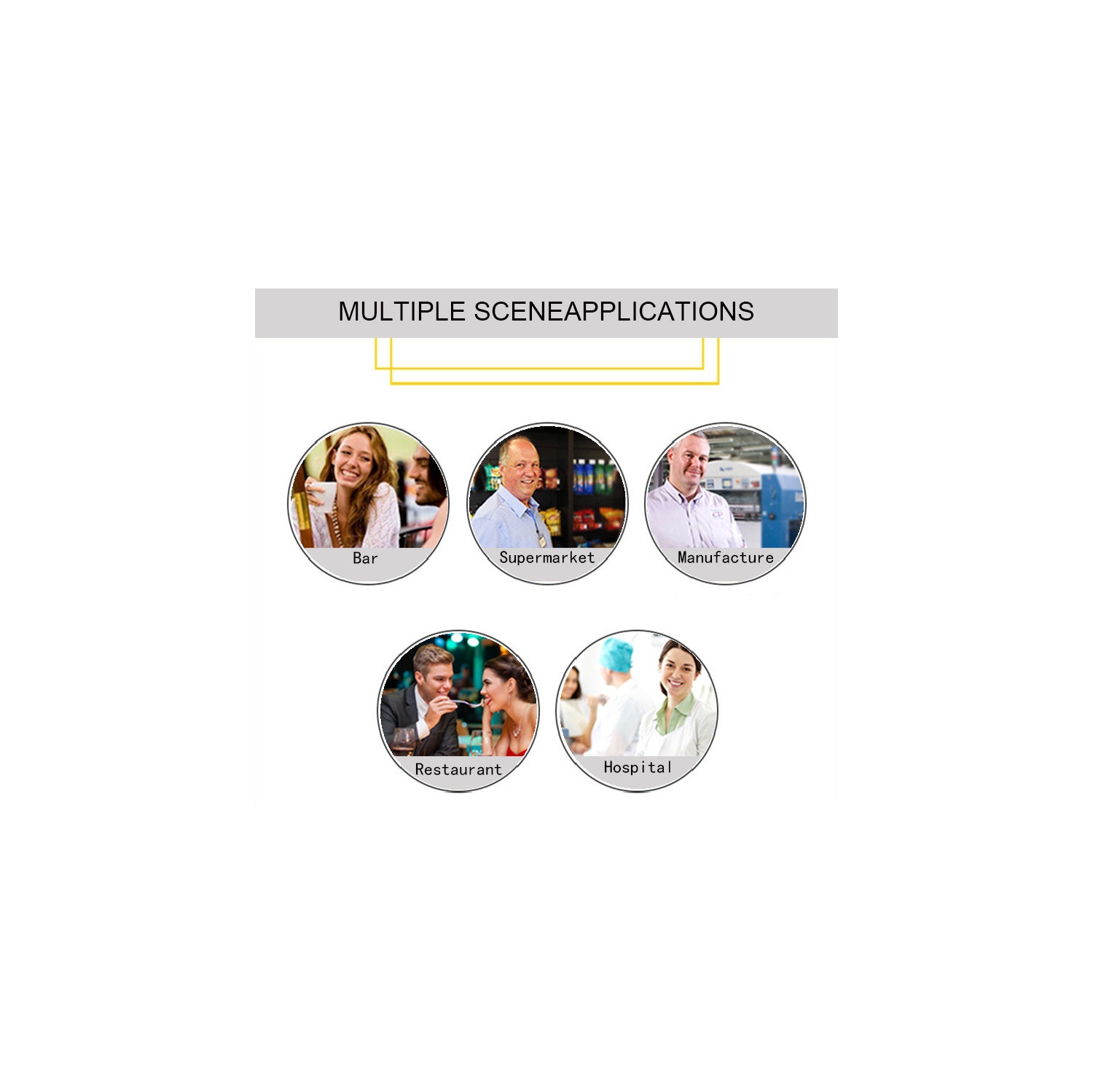 Wireless Pager Watch with 10 PCS Button Calling Watch for Nursing Home Restaurant Cafe Bar Bank