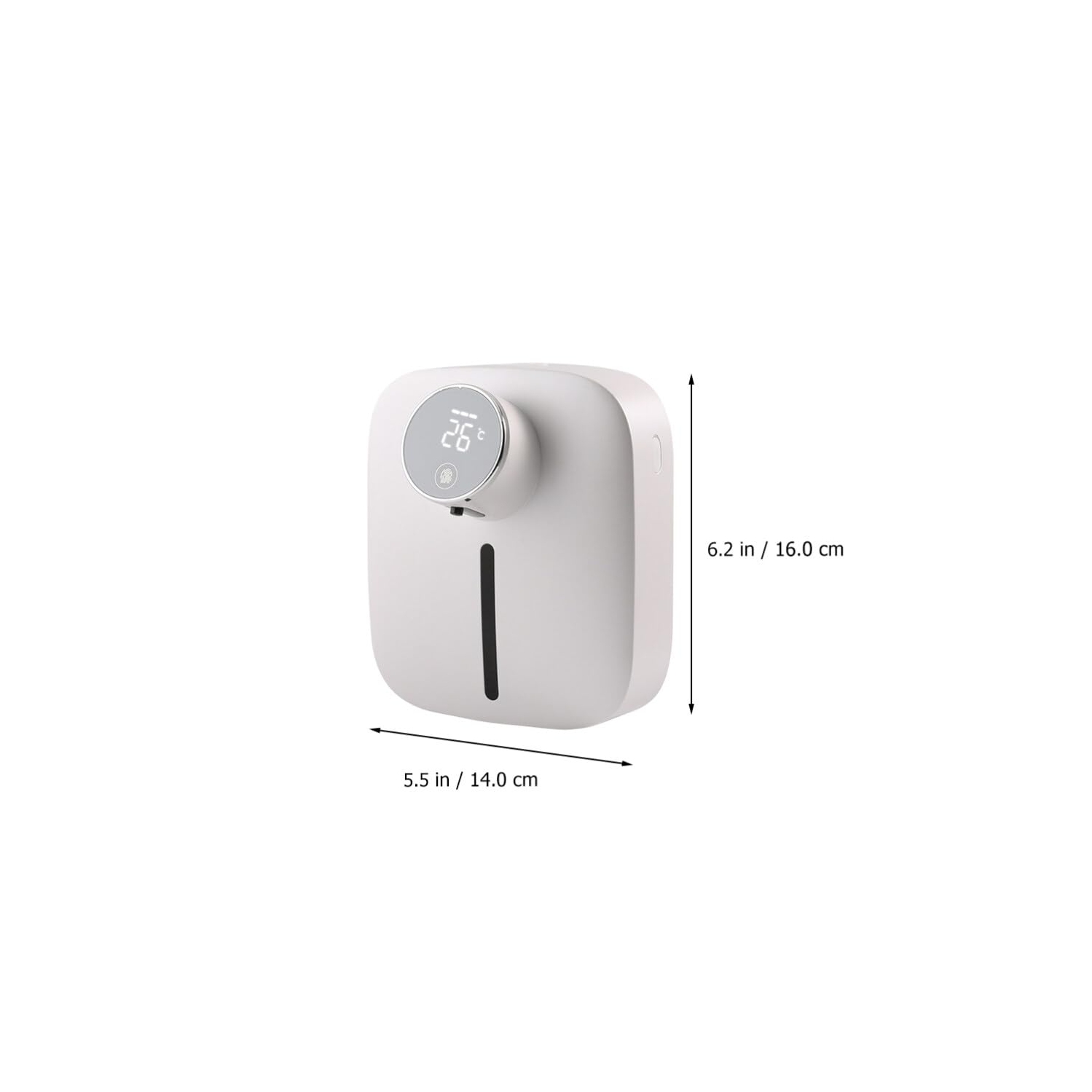 Distributeur de savon automatique Distributeur de savon sans contact Distributeur de mousse à recharge USB - Blanc