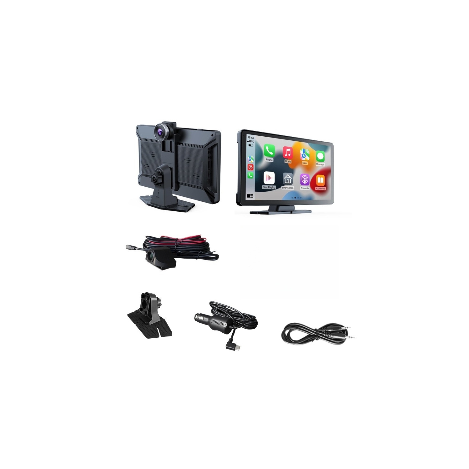 CarPlay sans fil, CarPlay à écran tactile de 9&nbsp;po, Chaîne stéréo pour l'auto avec Apple CarPlay et Android Auto, Mirror Link, Navigation