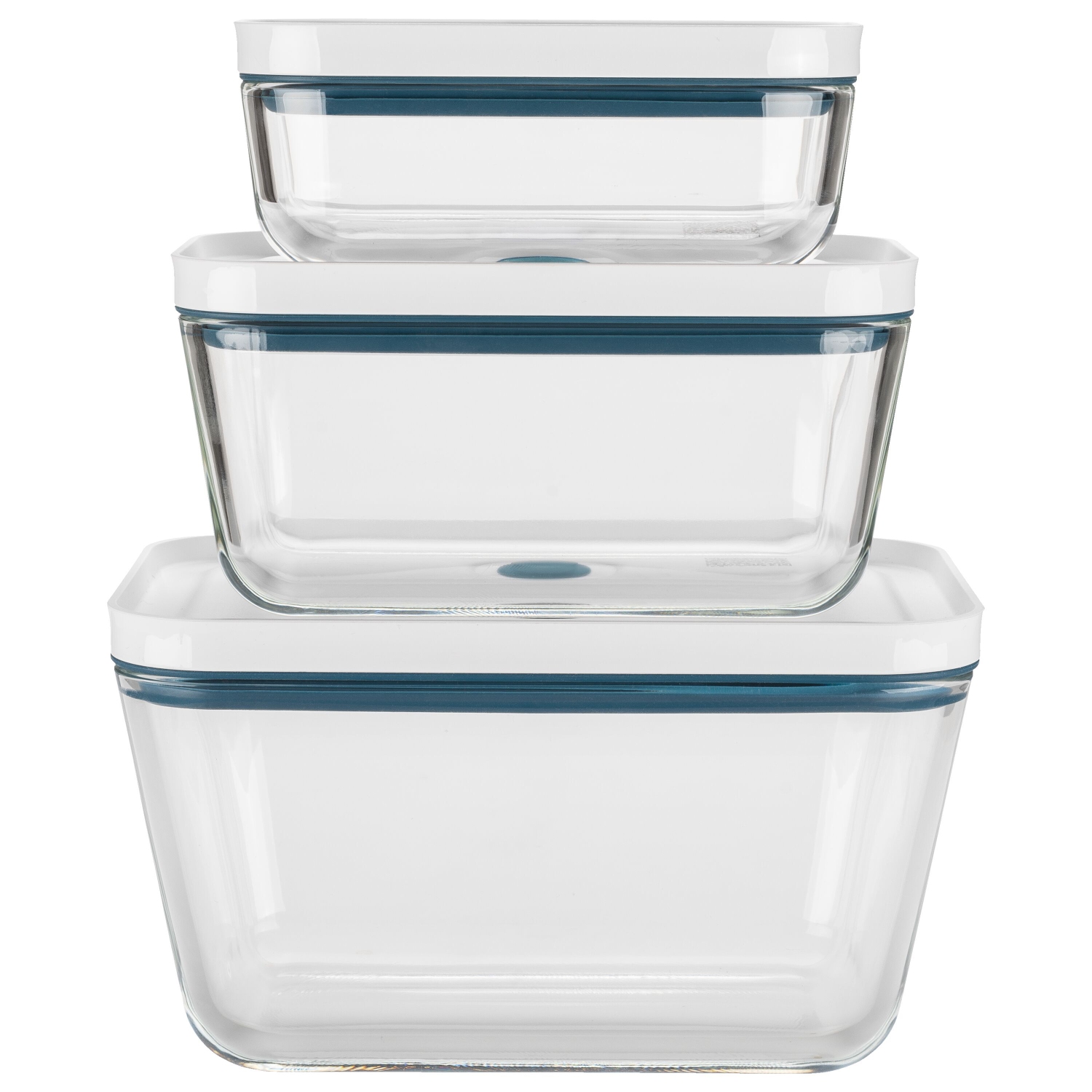 ZWILLING Fresh & Save S/M/L / 3 Piece Vacuum Box Set, Glass, La-Mer