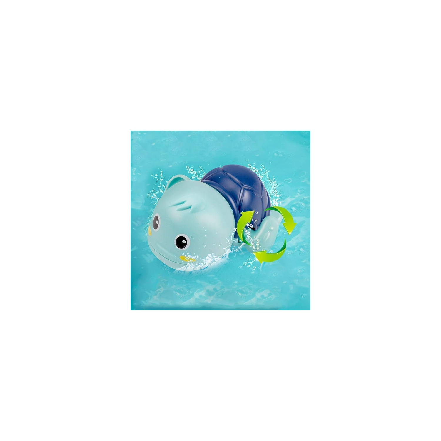 Baby bath toys, suitable for 1 year old kids, toddler toys, chain up swimming turtle toys, floating baby pool bathtub toys