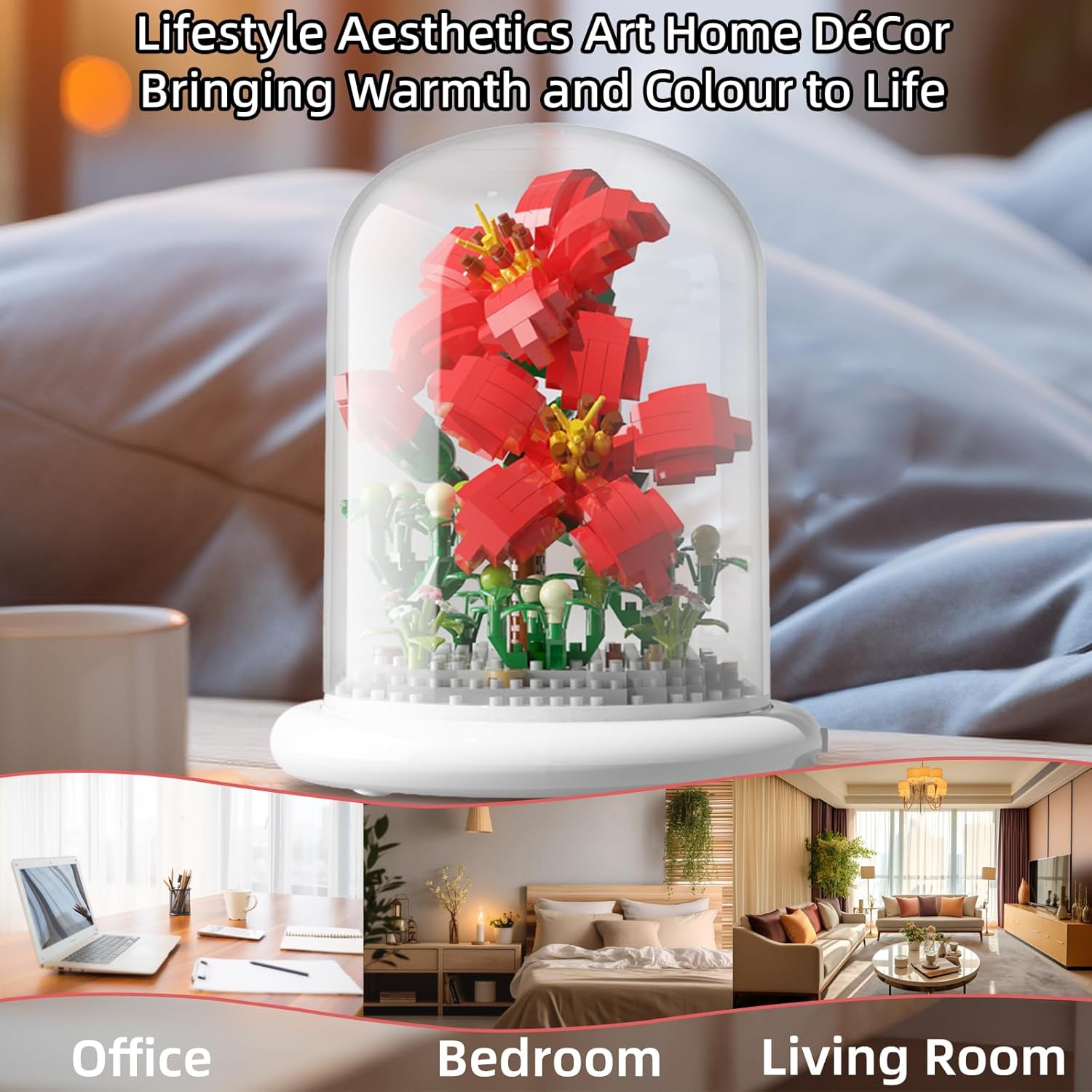 Bouquet assembly kit, DIY plant collection, creative gift, artificial flowers, can be used as long-lasting home decoration and female gift, birthday