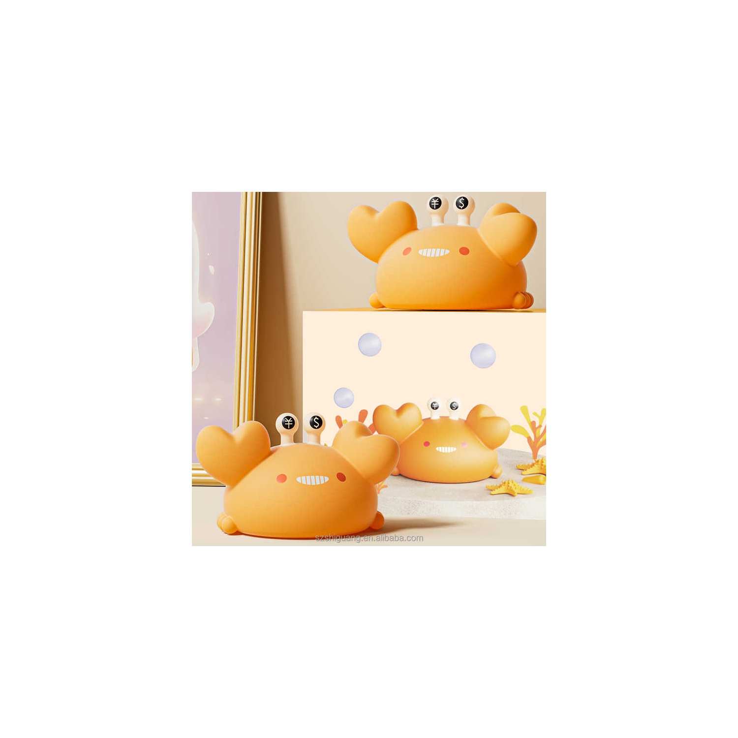 Silicone clapping lamp night light | stepless dimming + timing function | safe material | bedside reading lamp | soft light