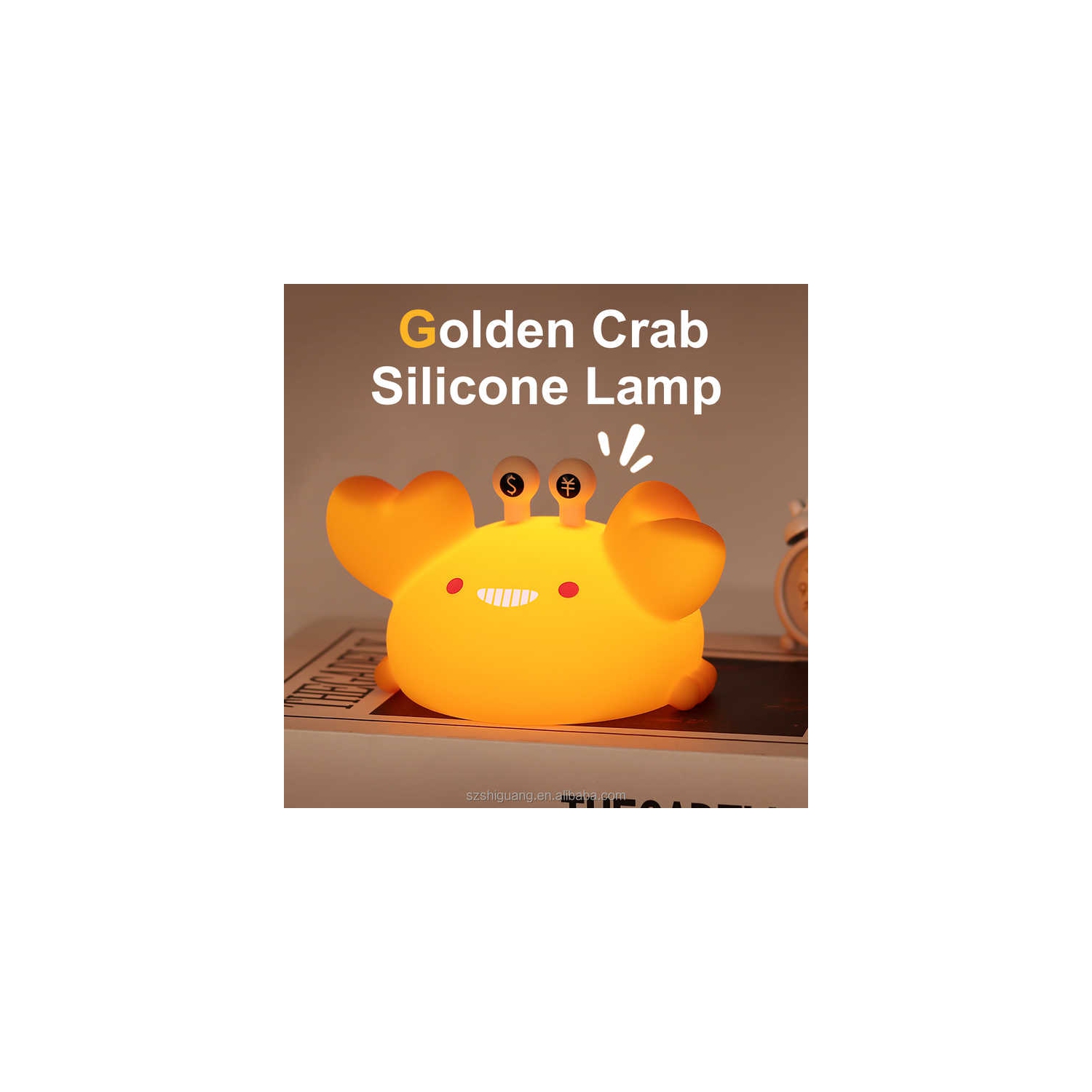 Silicone clapping lamp night light | stepless dimming + timing function | safe material | bedside reading lamp | soft light