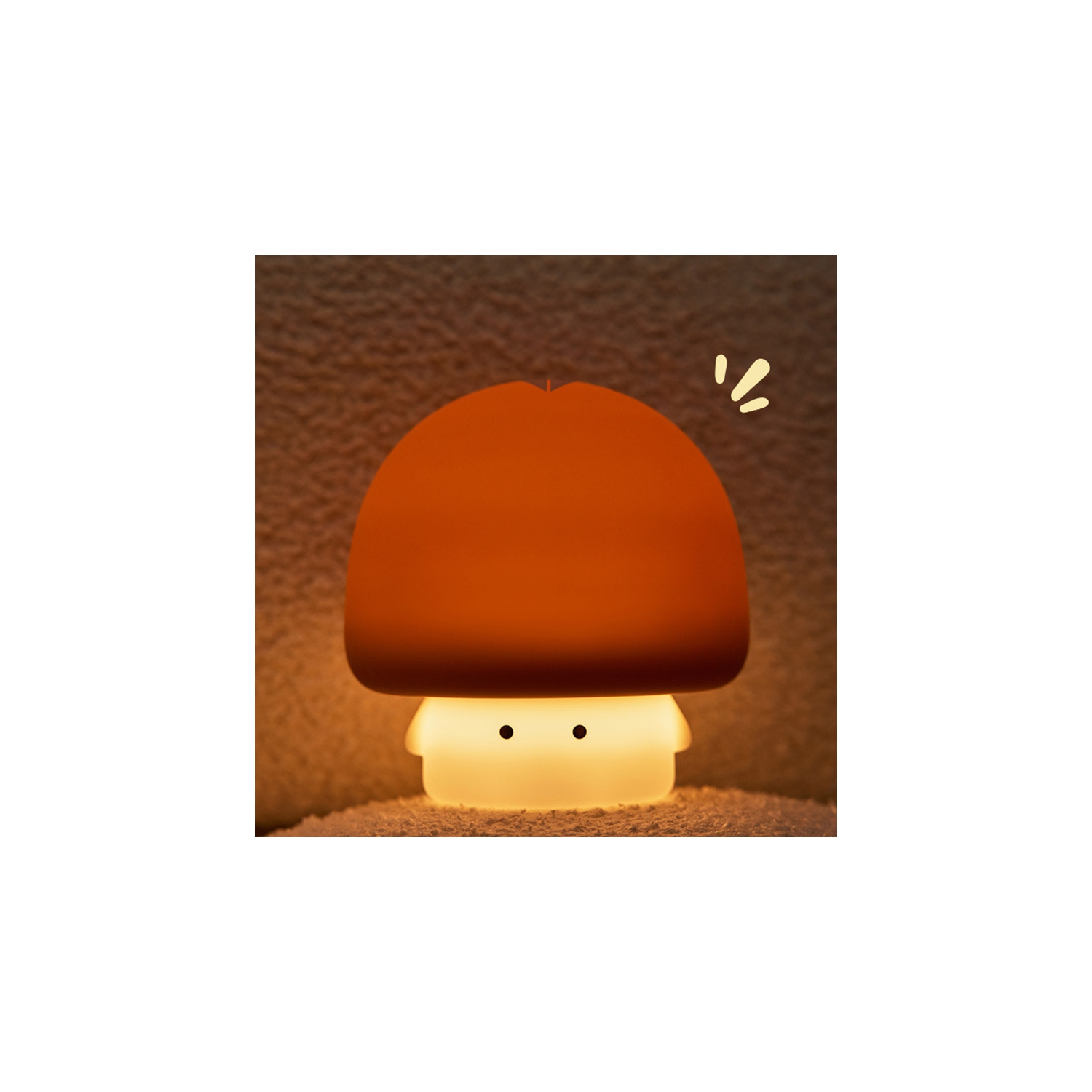 Silicone clapping lamp night light | stepless dimming + timing function | safe material | bedside reading lamp | soft light