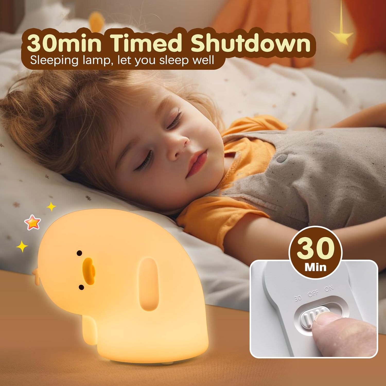 Creative silicone clapping lamp | multi-scene atmosphere lighting | safe material | camping and home use | long-lasting battery life