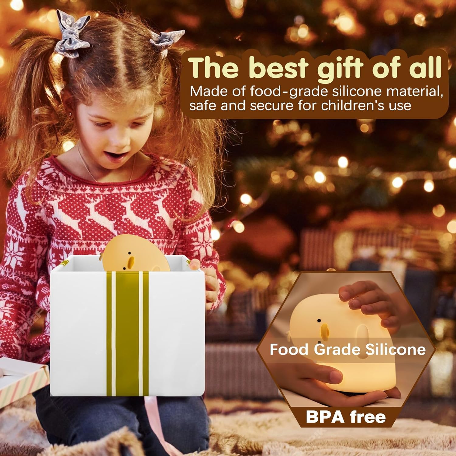 Creative silicone clapping lamp | multi-scene atmosphere lighting | safe material | camping and home use | long-lasting battery life