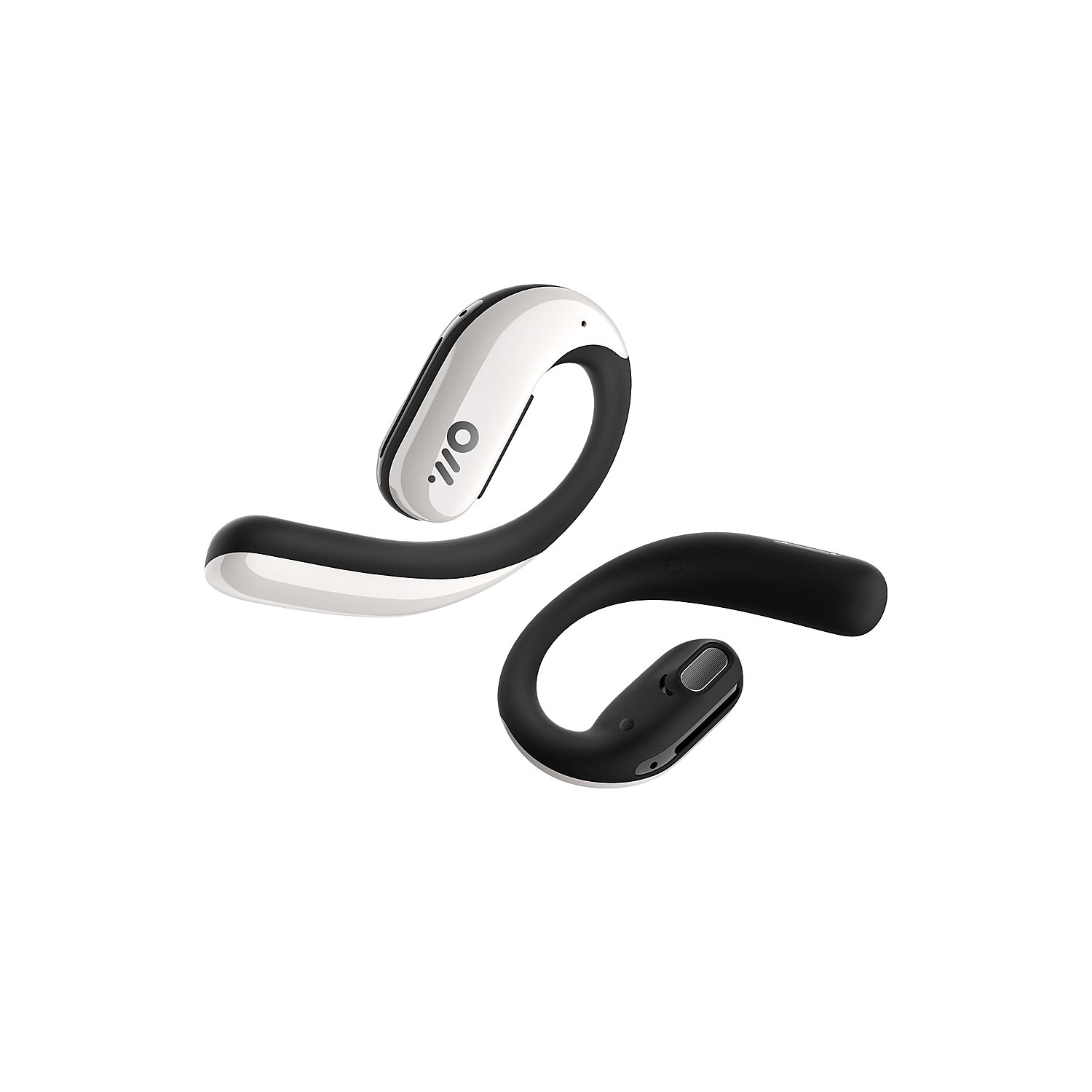 Remis à neuf - Écouteurs bouton ouverts stéréo portables OWS Pro d'Oladance (Blanc porcelaine)