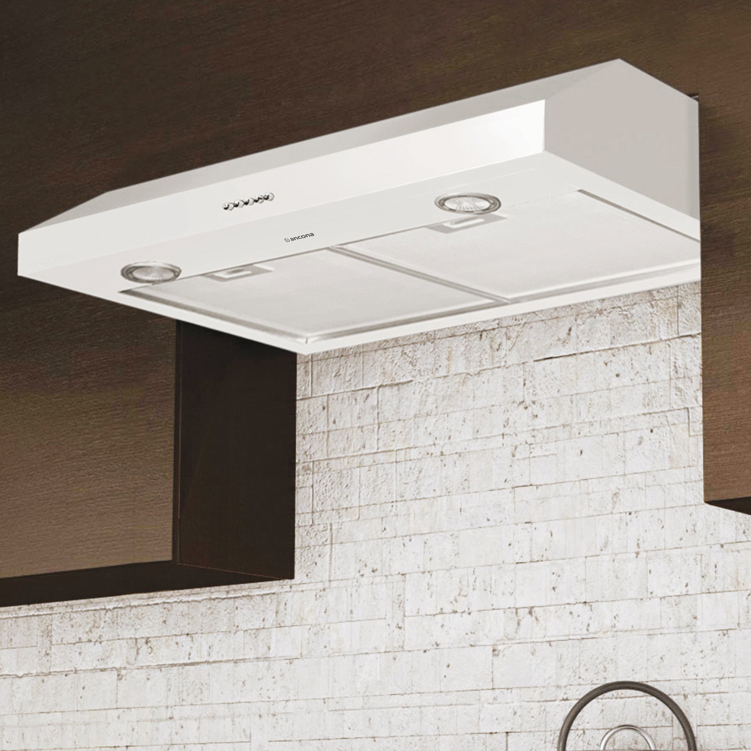 Slim SDW330 30" 325 CFM Ducted Under-Cabinet Range Hood in White