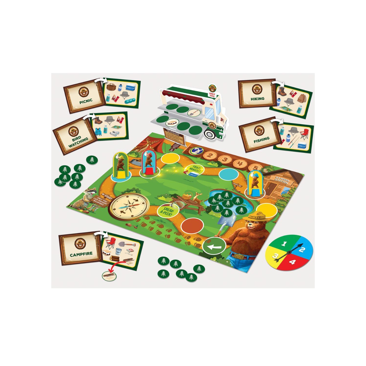 Smokey Bear Happy Camper Coop Game