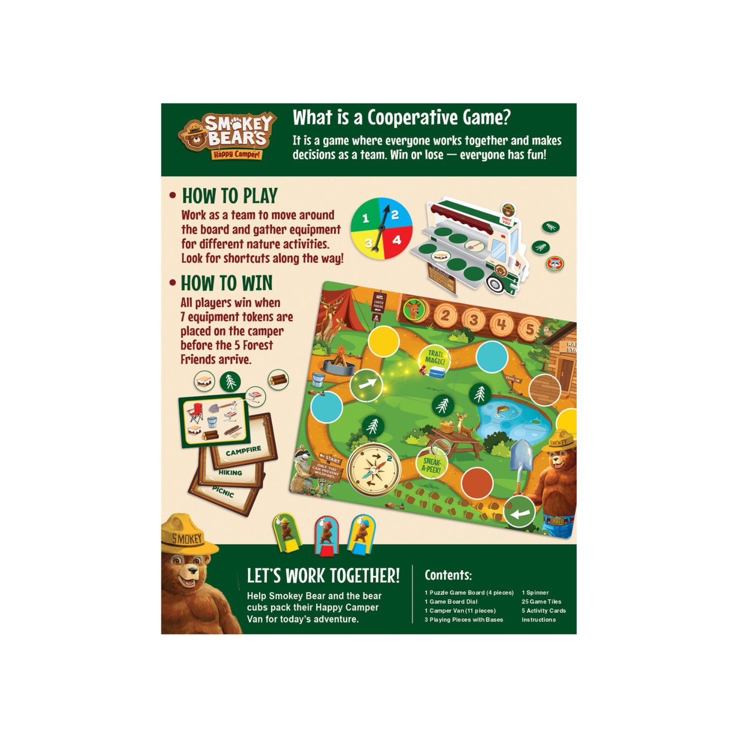 Smokey Bear Happy Camper Coop Game