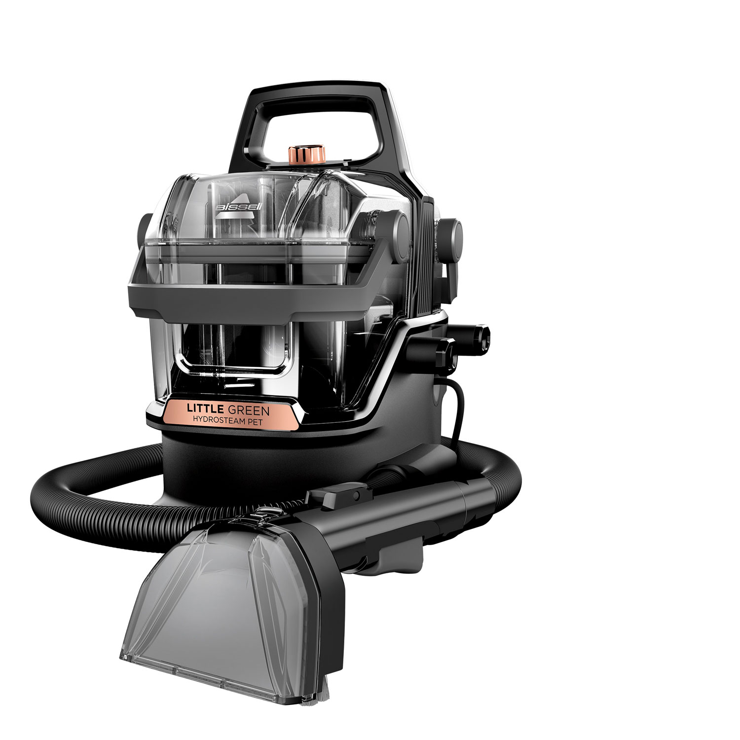 Nettoyeur en profondeur portatif HydroSteam Pet de Bissell - Noir/Cuivré