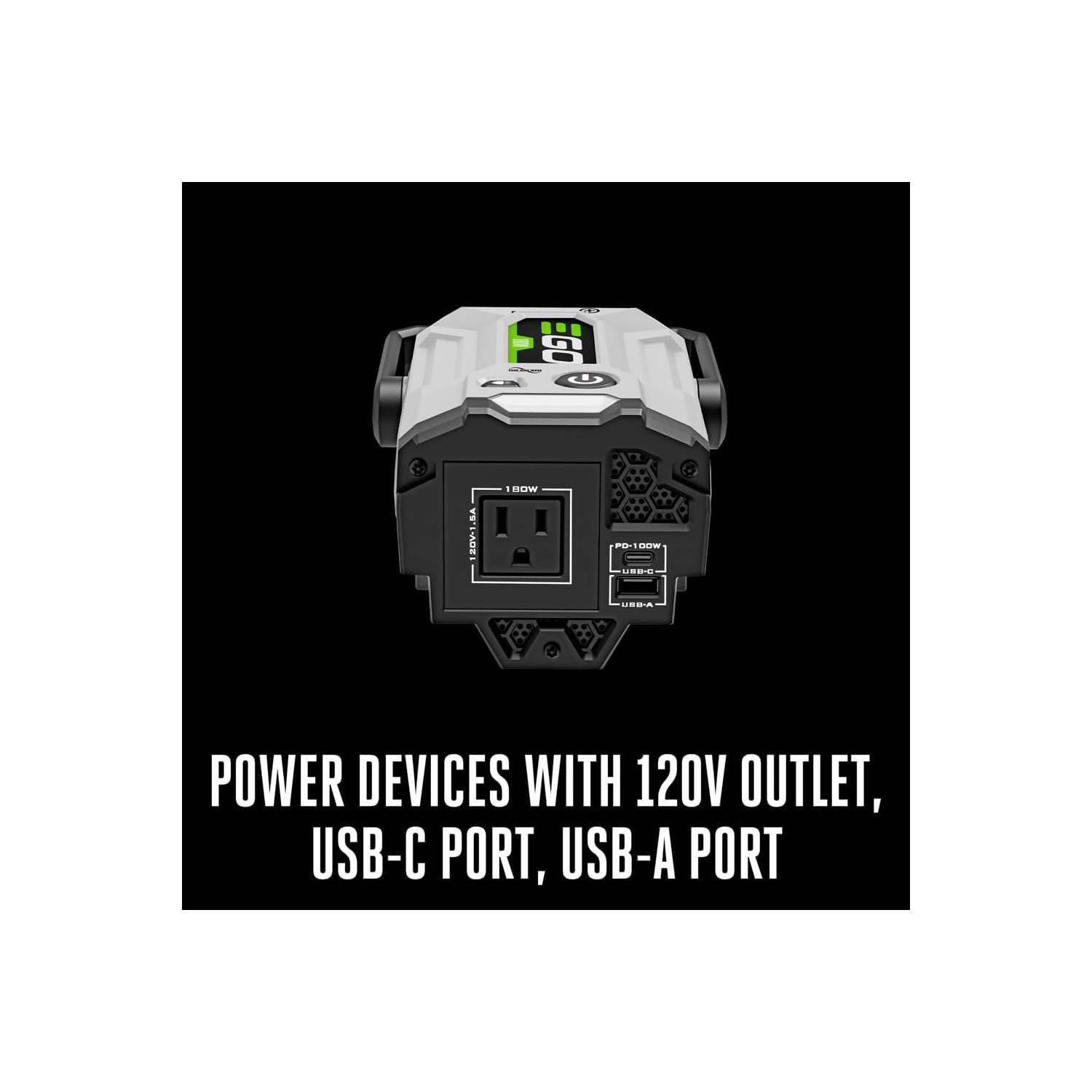 EGO PAD1800 Power+ Nexus Escape 180W Power Inverter - Tool Only