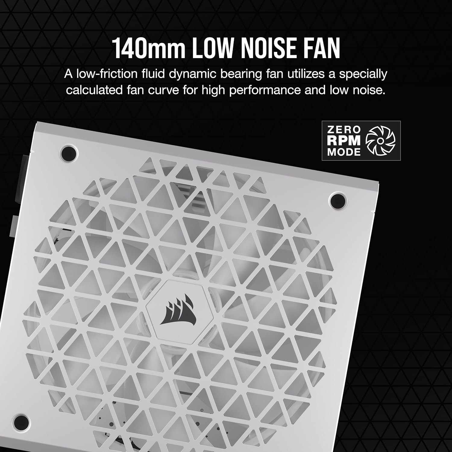 CORSAIR RM750x Shift Fully Modular ATX Power Supply - 80 Plus Gold, ATX 3.0, PCIe 5.0, Zero RPM, White