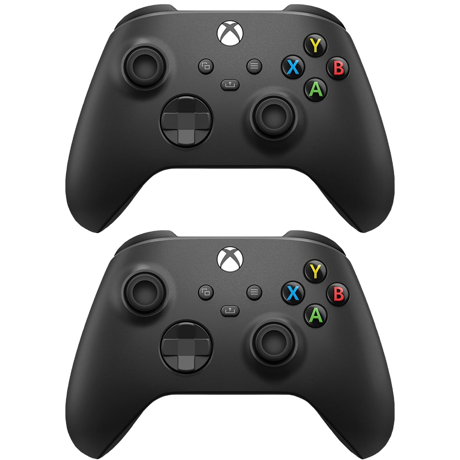 Xbox Wireless Controller, Carbon Black - 2 Pack