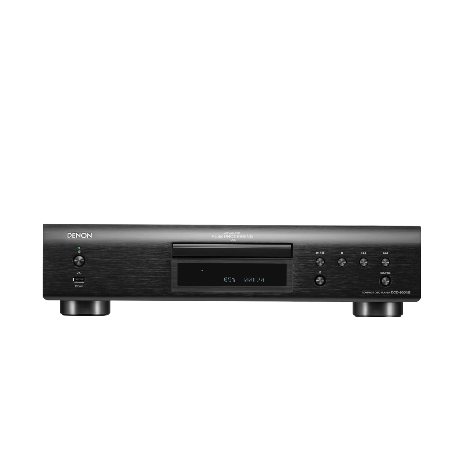 Lecteur CD DCD-900NE de Denon avec traitement AL32 évolué et port USB intégré, prise en charge CD, CD-R/RW, MP3, DSD et plus encore Mode Pure Direct,