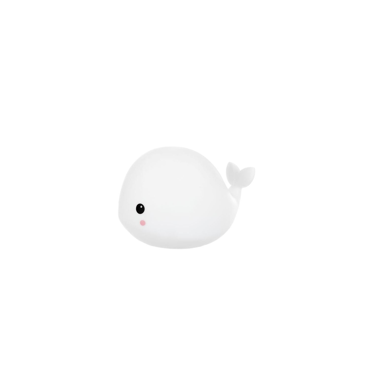 Little Whale Night Light - Cute design, portable, eye protection, colorful color change and dimmable, silicone pat night light, perfect gift for
