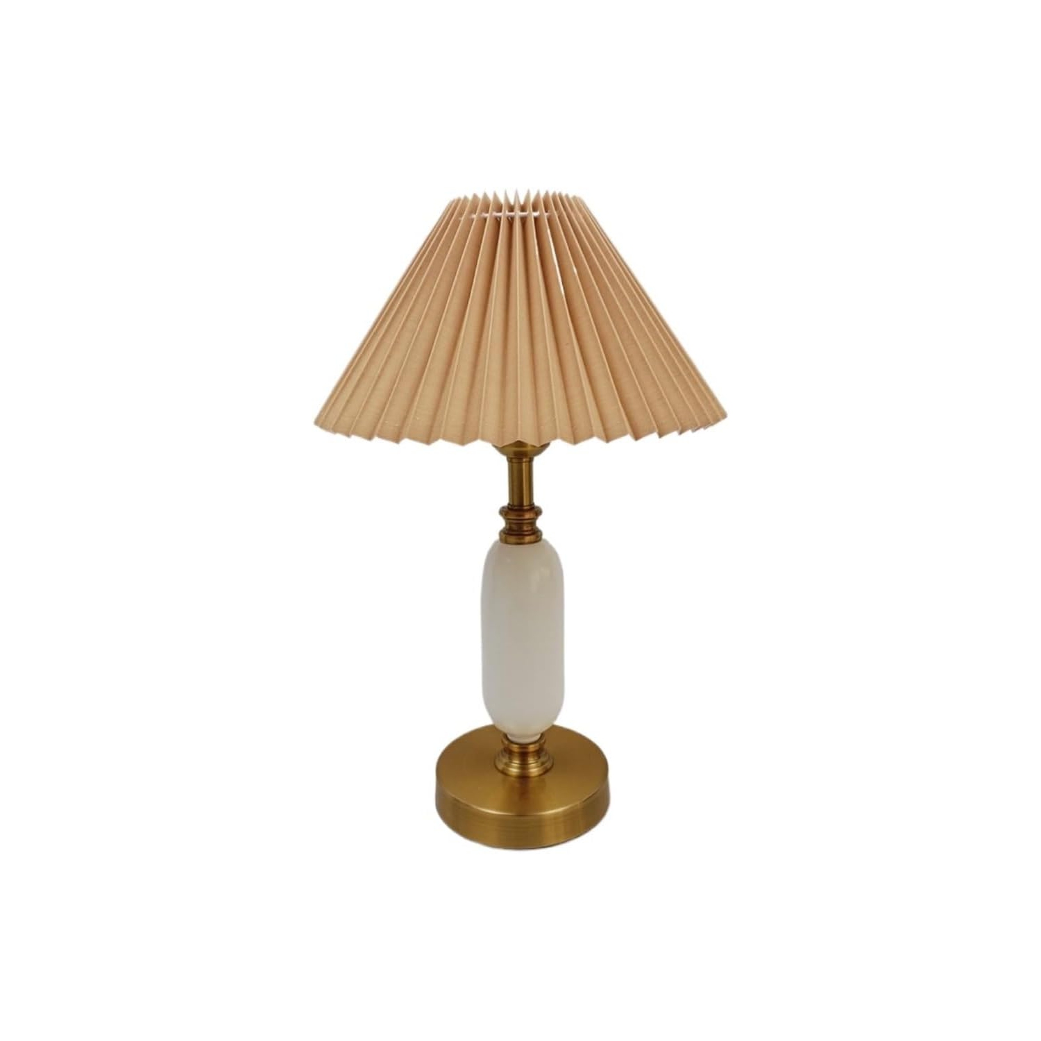 Retro bedroom bedside table lamp, disassembled KD lampshade, living room and bedroom decorative night light, creative pleated table lamp, office