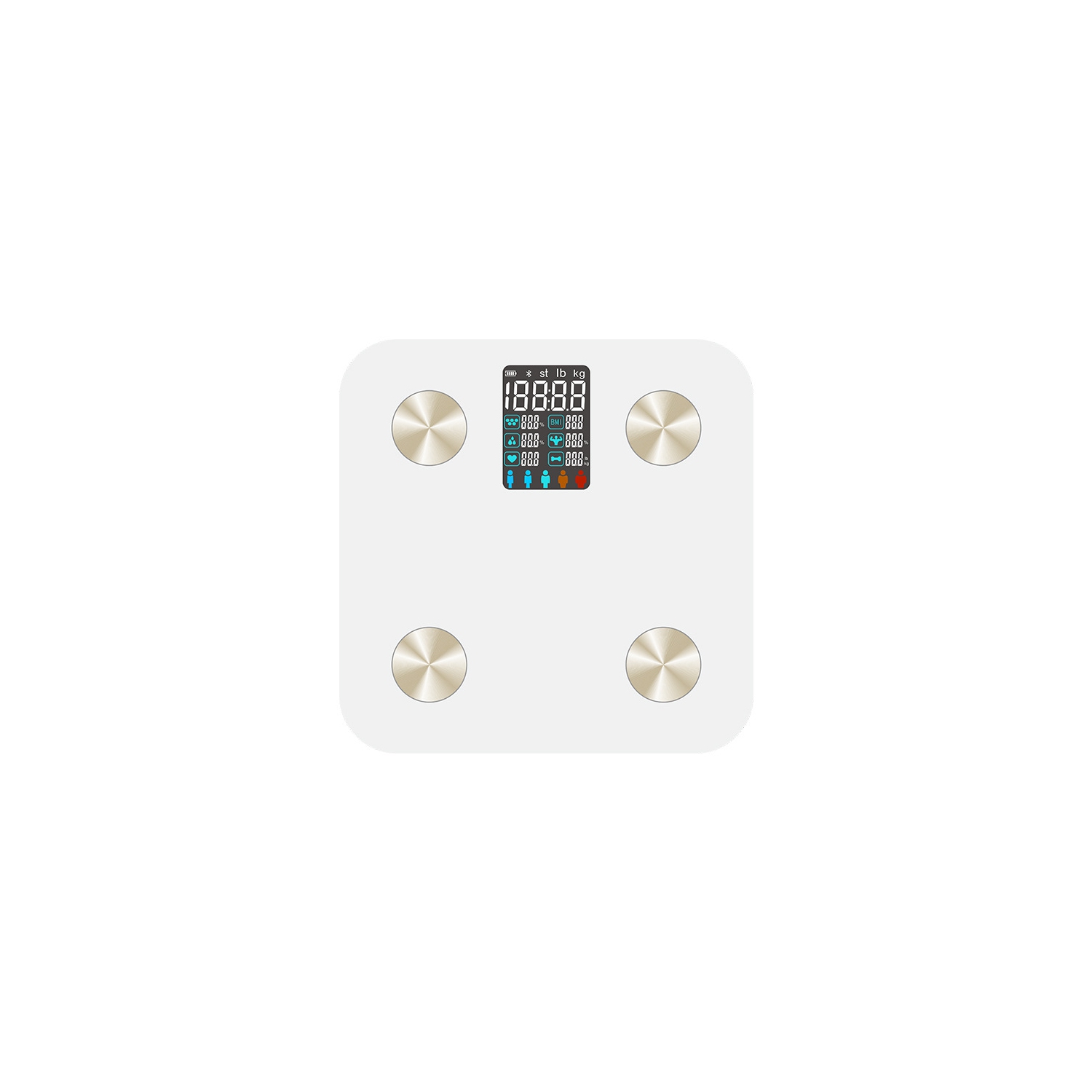 Pèse-personne intelligent professionnel pour la maison – Analyse corporelle à indicateurs multiples, données synchronisées, utilisation à la maison