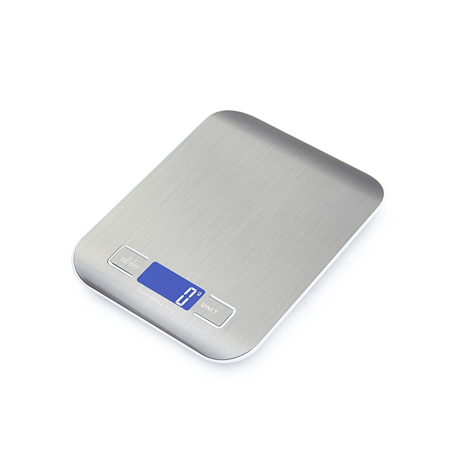 Precision multi-function scale - g/oz converter, LCD display, for home and postal use; USB rechargeable model [10 kg/1 g]