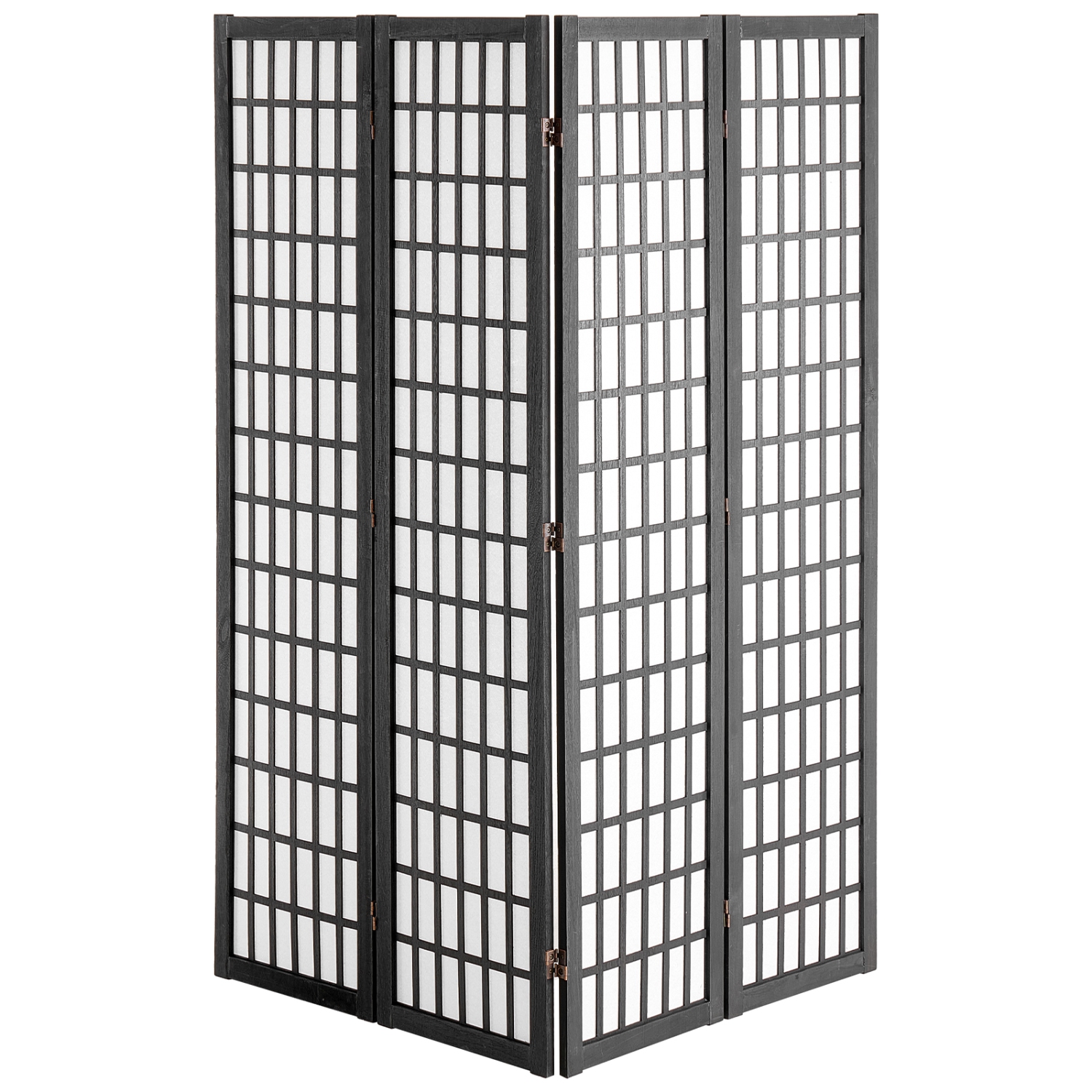 VEVOR 4 Panel Room Divider, Japanese Room Divider, Wood Folding Privacy Screen Indoor, Japanese Partition Dividers Portable Decoration Screens, for