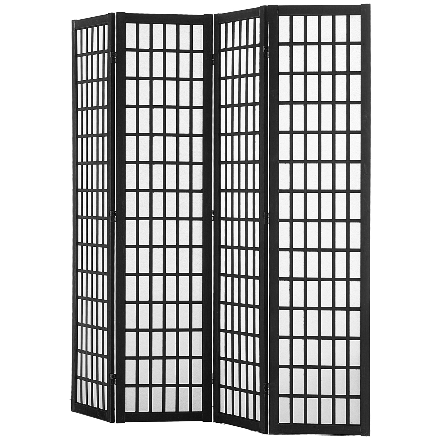 VEVOR 4 Panel Room Divider, Japanese Room Divider, Wood Folding Privacy Screen Indoor, Japanese Partition Dividers Portable Decoration Screens, for