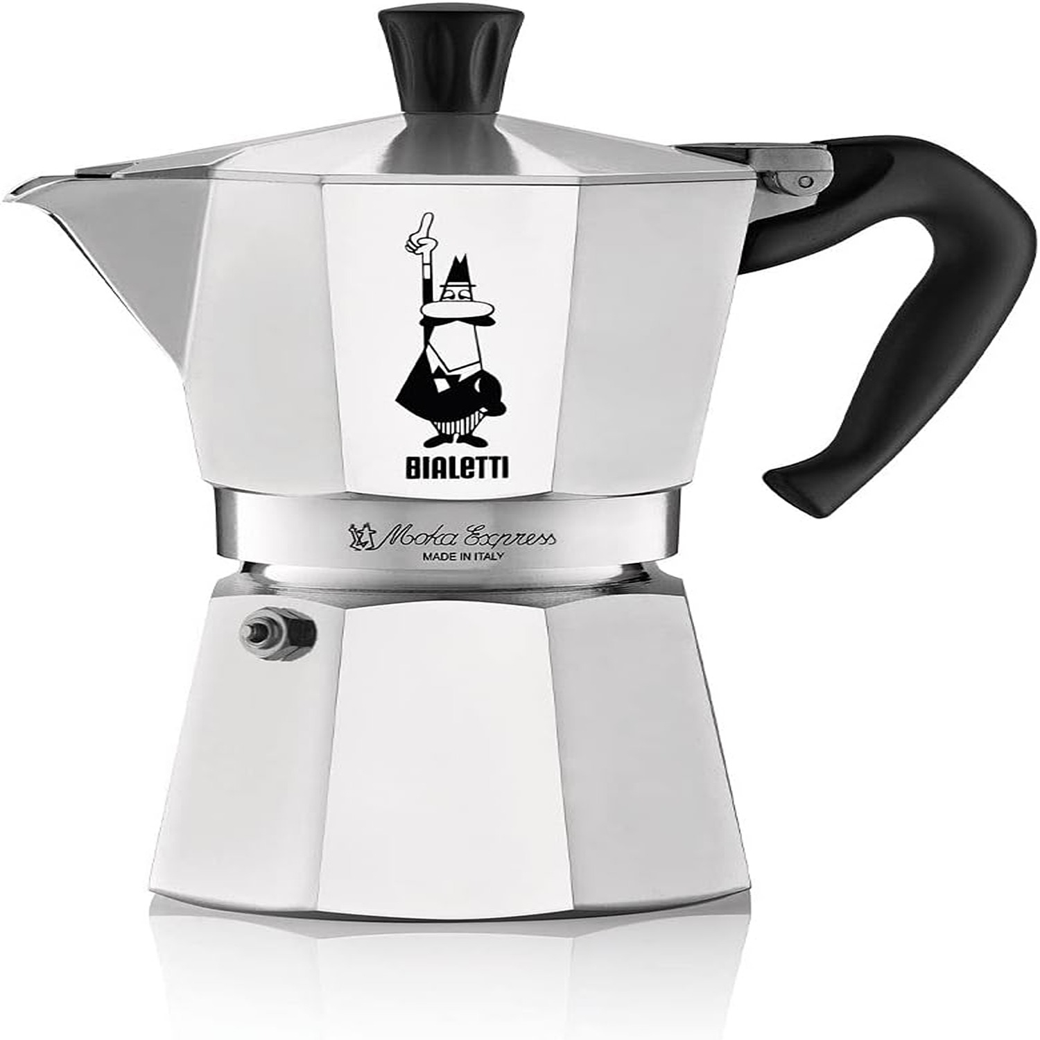 Bialetti Moka Express 6-Cup Espresso Maker – Silver