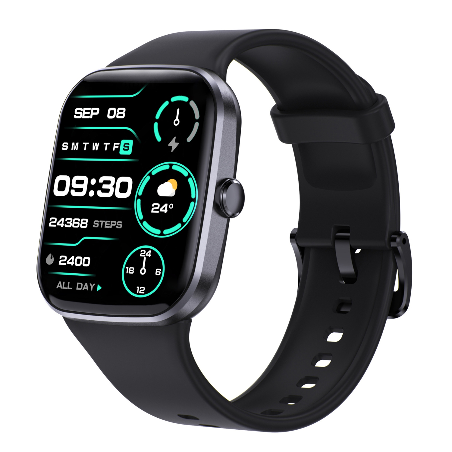 1.8 Inch Smart Watch, Bluetooth Call Fitness Watch with Heart Rate Monitor/Pedometer/Sleep Tracker for Android iOS