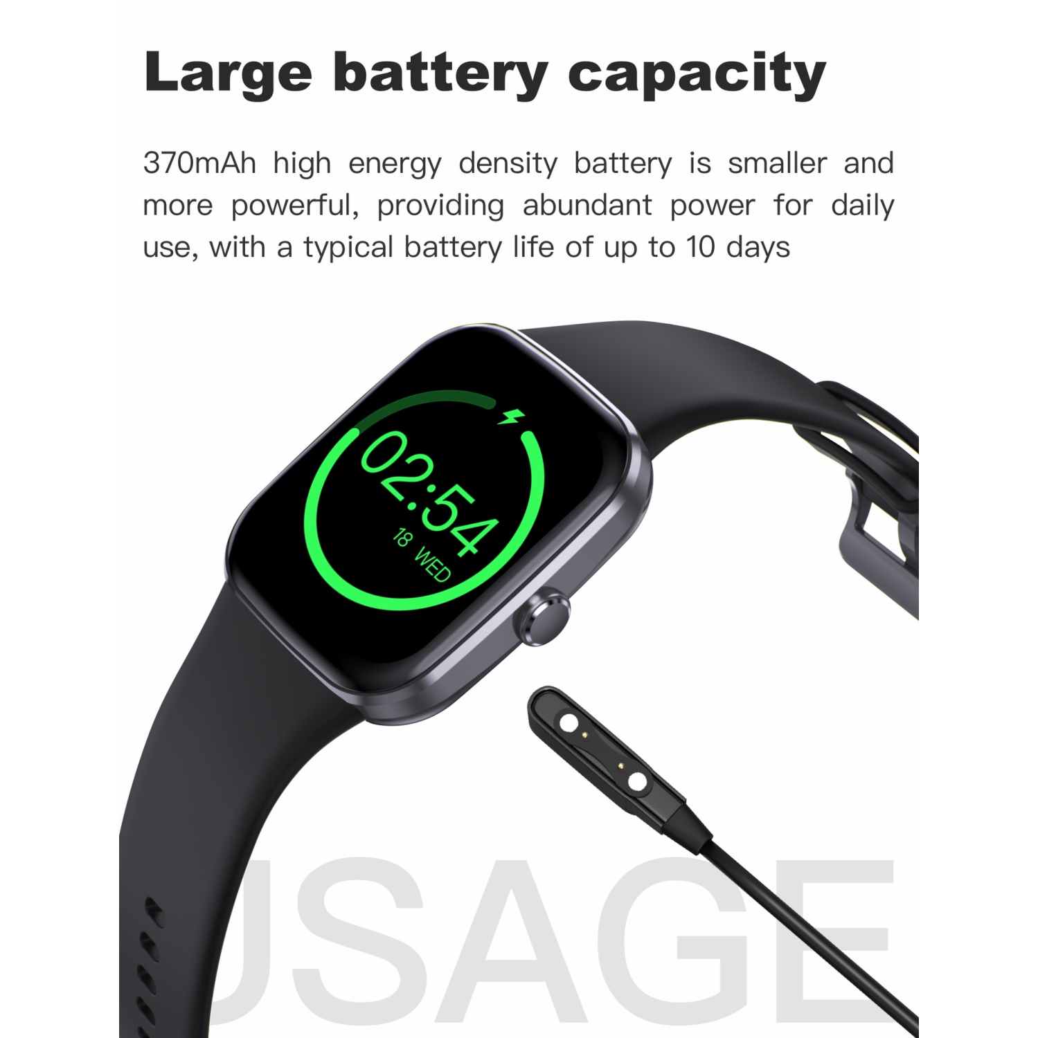 1.8 Inch Smart Watch, Bluetooth Call Fitness Watch with Heart Rate Monitor/Pedometer/Sleep Tracker for Android iOS