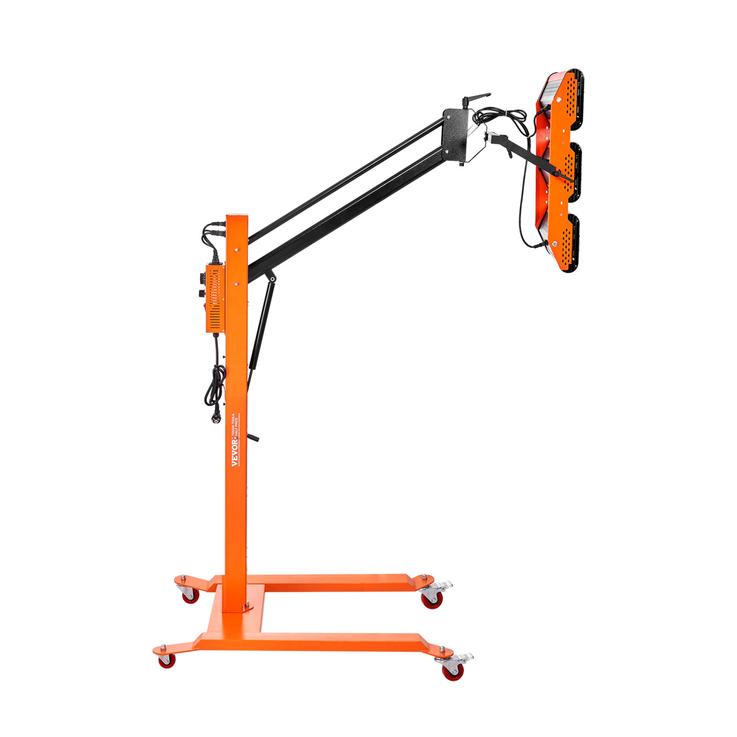 VEVOR 3300W Infrared Curing Lamp, 1-60 min Timing, Auto Heating Car Curing Light with Bracket, 8.61 sq.ft Baking Area Spray Baking Booth Heaters,