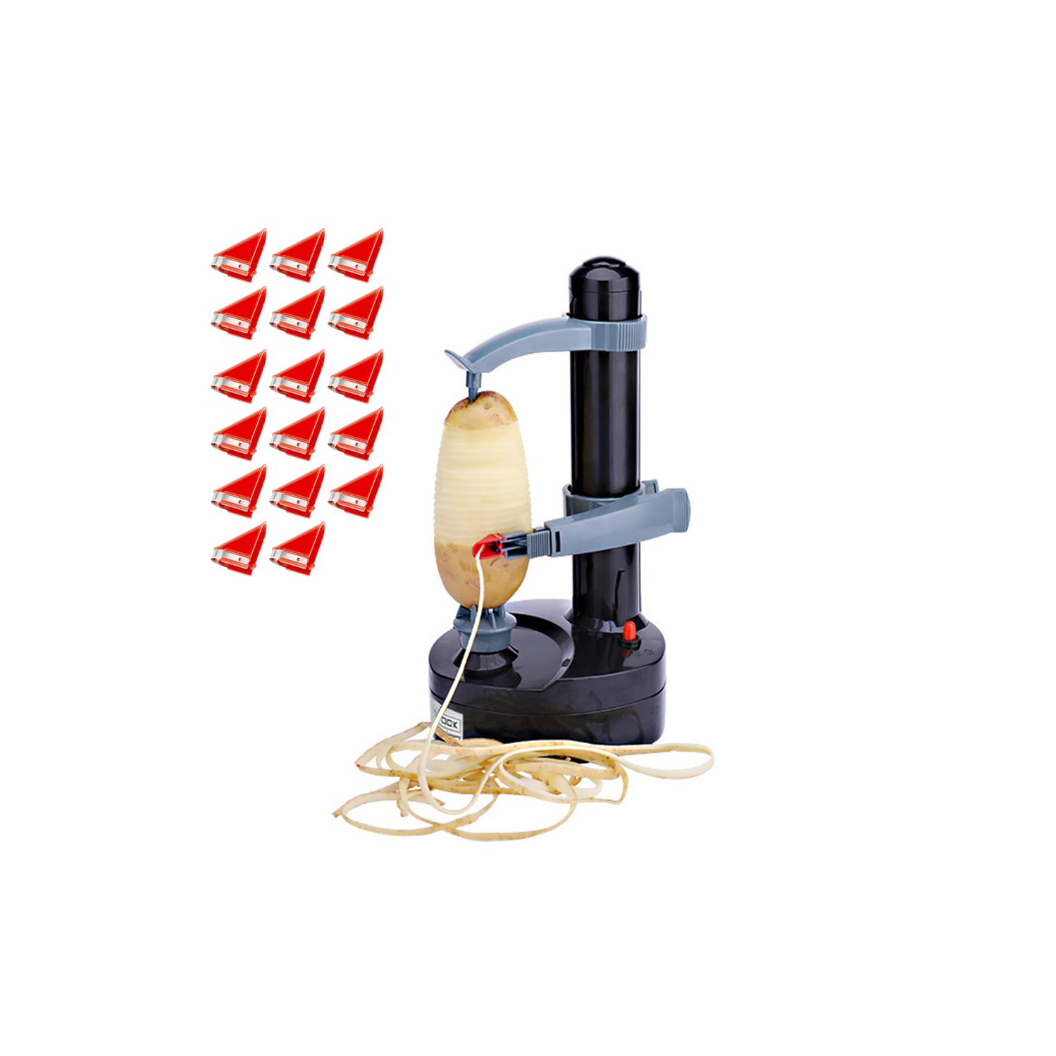 Éplucheur de pommes de terre électrique Éplucheur automatique de pommes de terre Éplucheur électrique Fruits Éplucheur de légumes