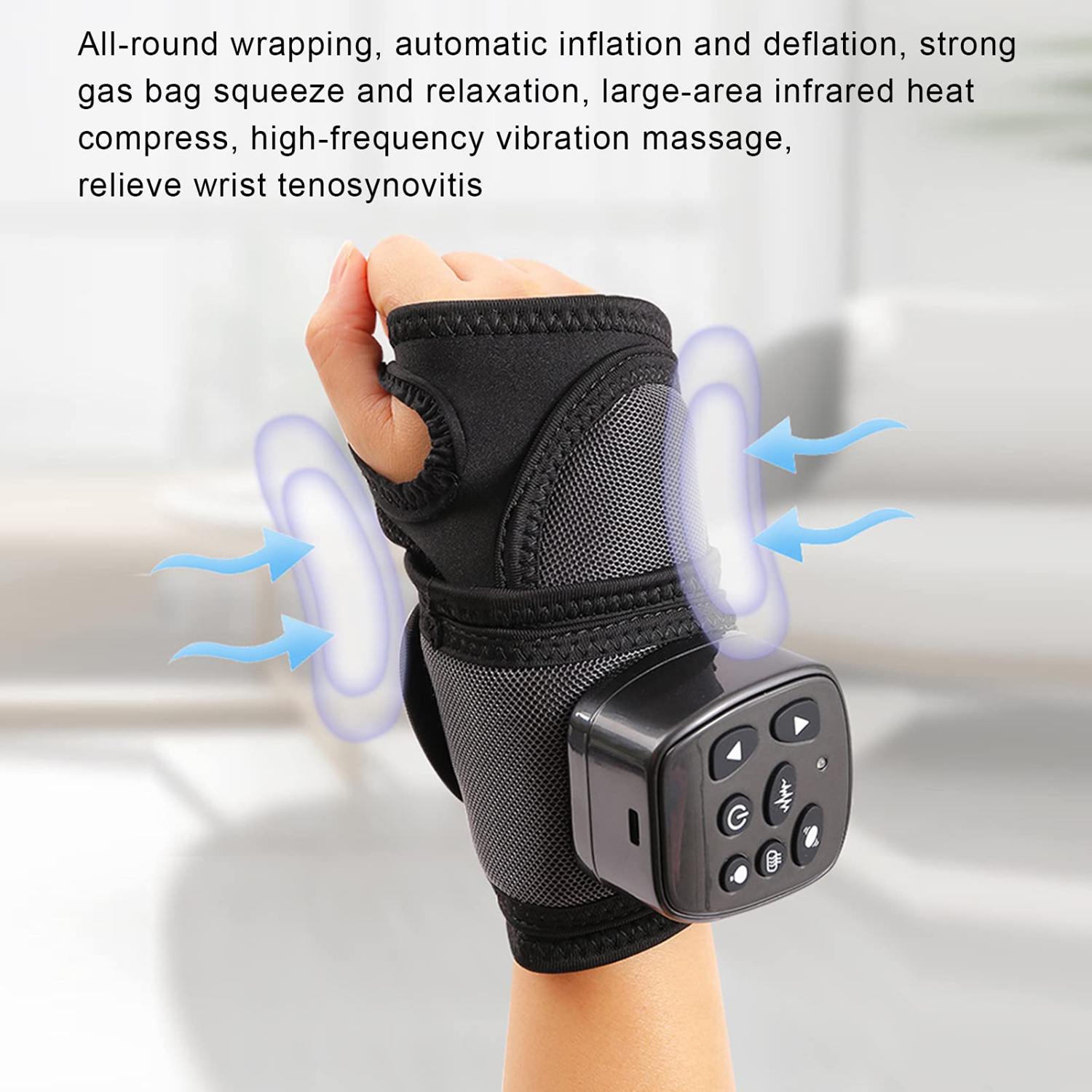 Wrist Massager For Pain Relief Hand and Ankle Massage Electric Hand Fitness Wristband Wrist Support