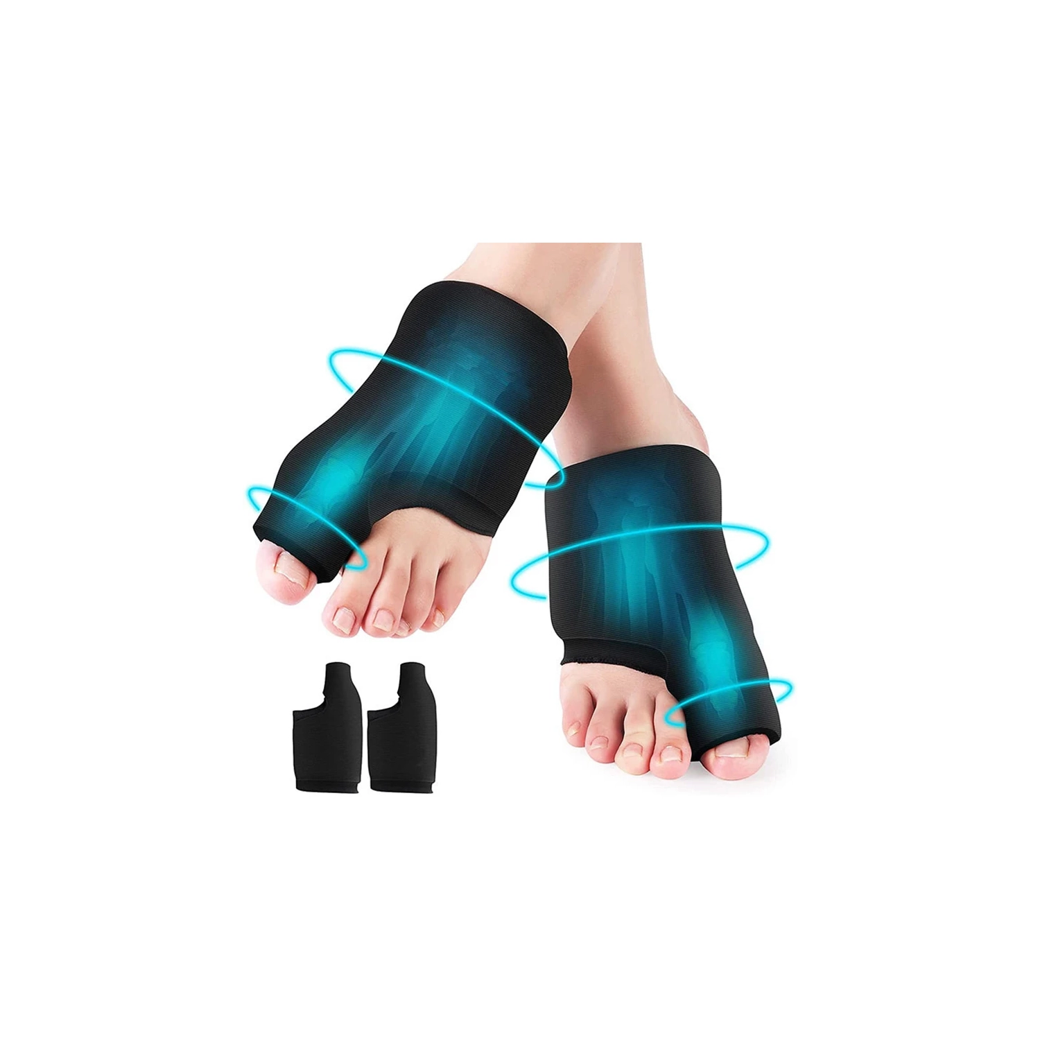 2-in-1 Wrist Brace Hand & Foot Ice Pack Reusable Gel Cold Pack Hot & Cold Therapy for Plantar Fasciitis Swelling Pain Relief