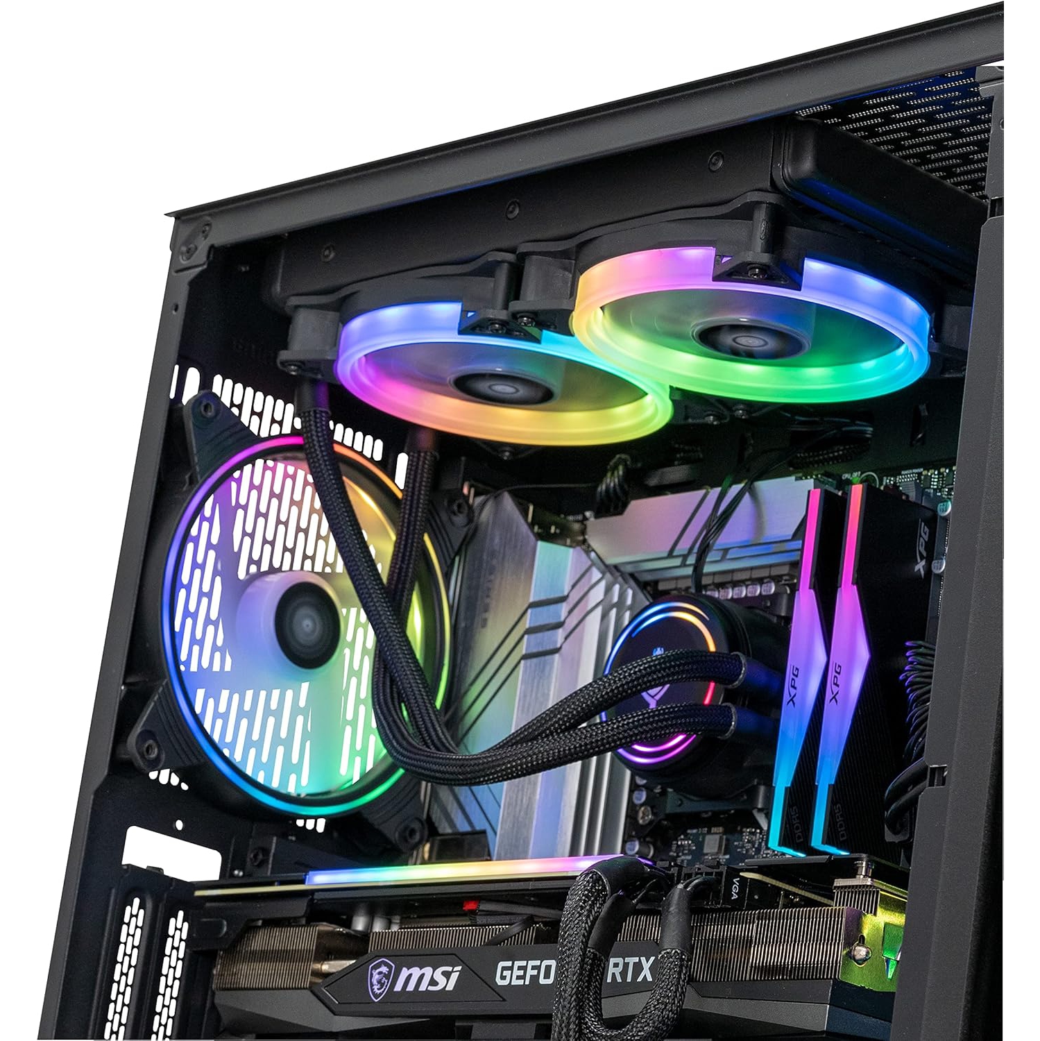 YEYIAN Yari X13 Gaming PC Intel Core i7 13700KF 5.4 GHz, RTX 3070 Ti Desktop Computer, 32GB DDR5 5200Mhz, 1TB SSD + 2TB HDD, 850W Gold PSU, Z790