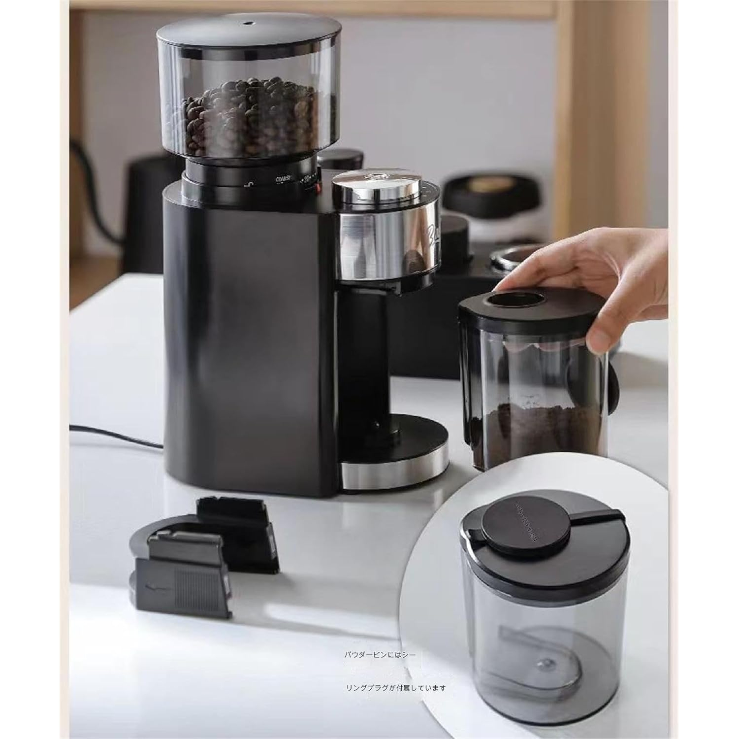 Small Italian coffee machine coffee bean grinder fully automatic coffee grinder home