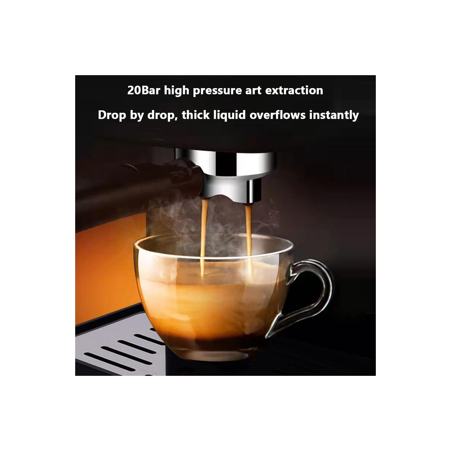 Machine à café italienne multifonction Machine à café italienne entièrement automatique Petite machine à café à lait - Blanc