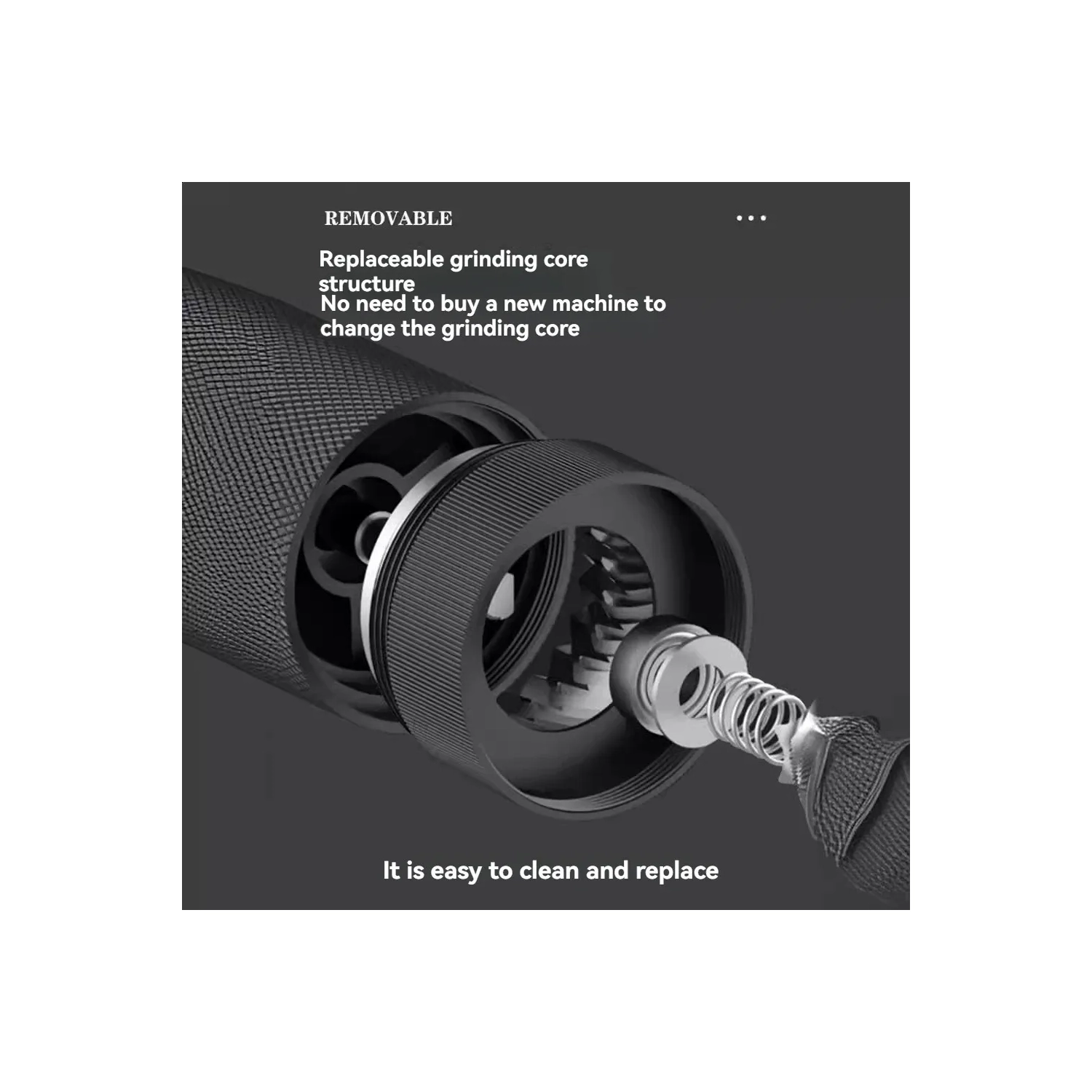 Three-stage hand-cranked coffee bean grinder coffee bean grinder home hand-crushed coffee machine coffee manual grinder seven stars