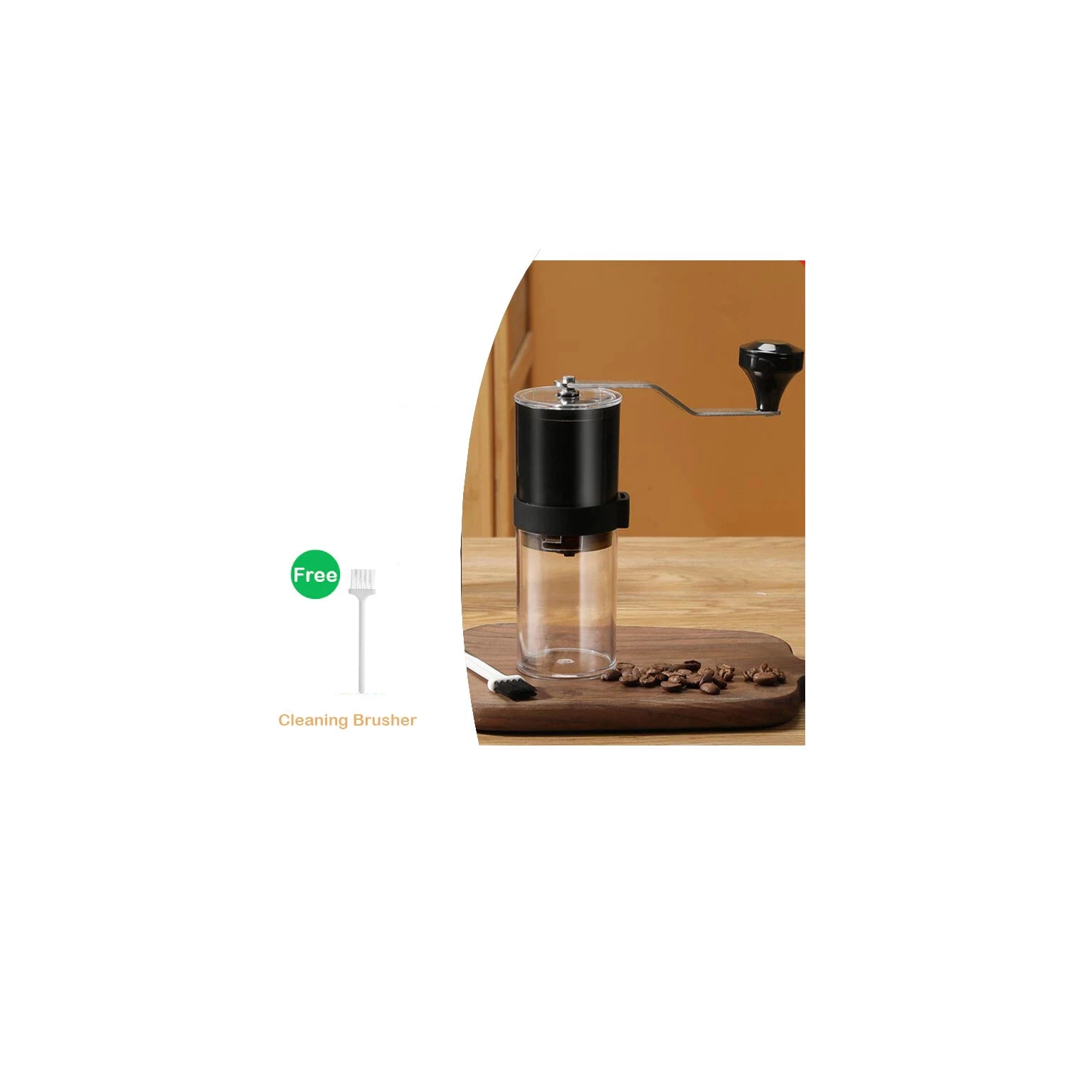 Moulin à café manuel avec noyau en céramique Moulin à café professionnel à manivelle