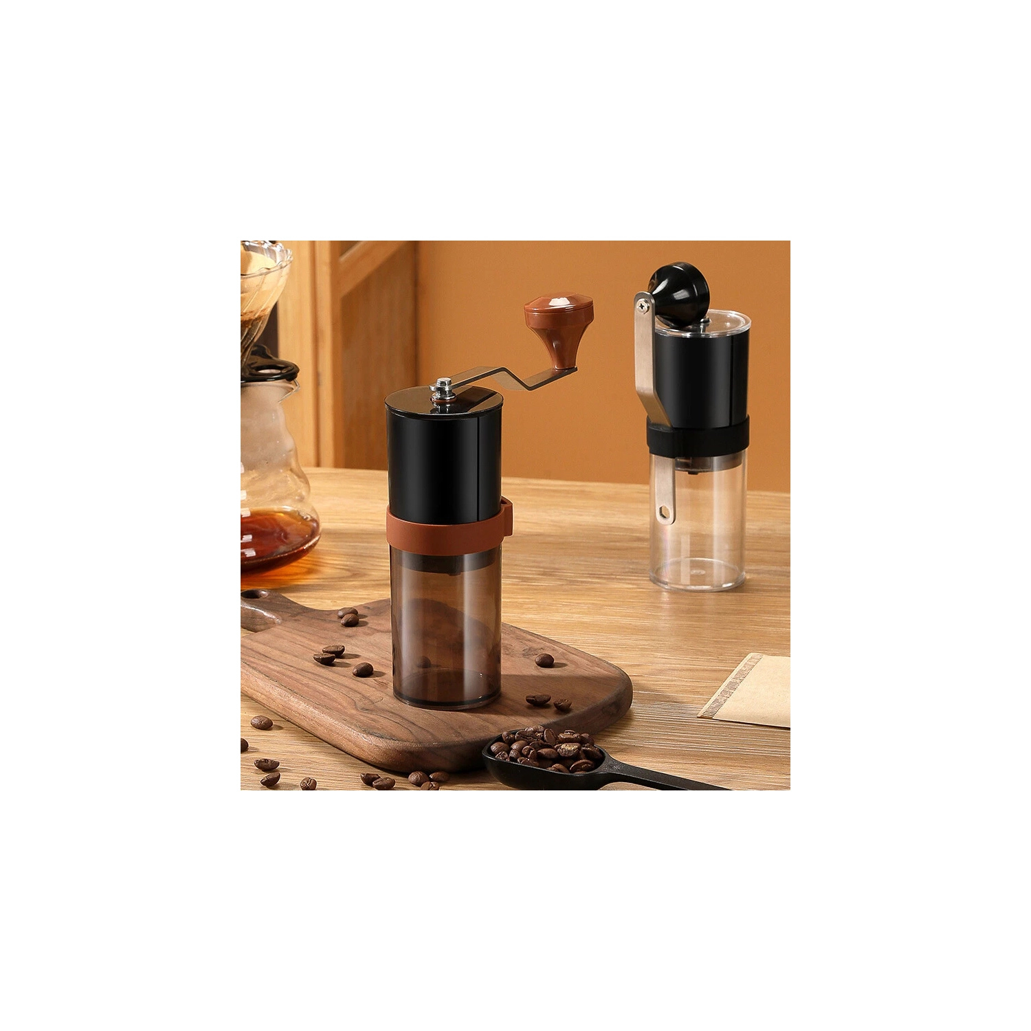 Moulin à café manuel avec noyau en céramique Moulin à café professionnel à manivelle