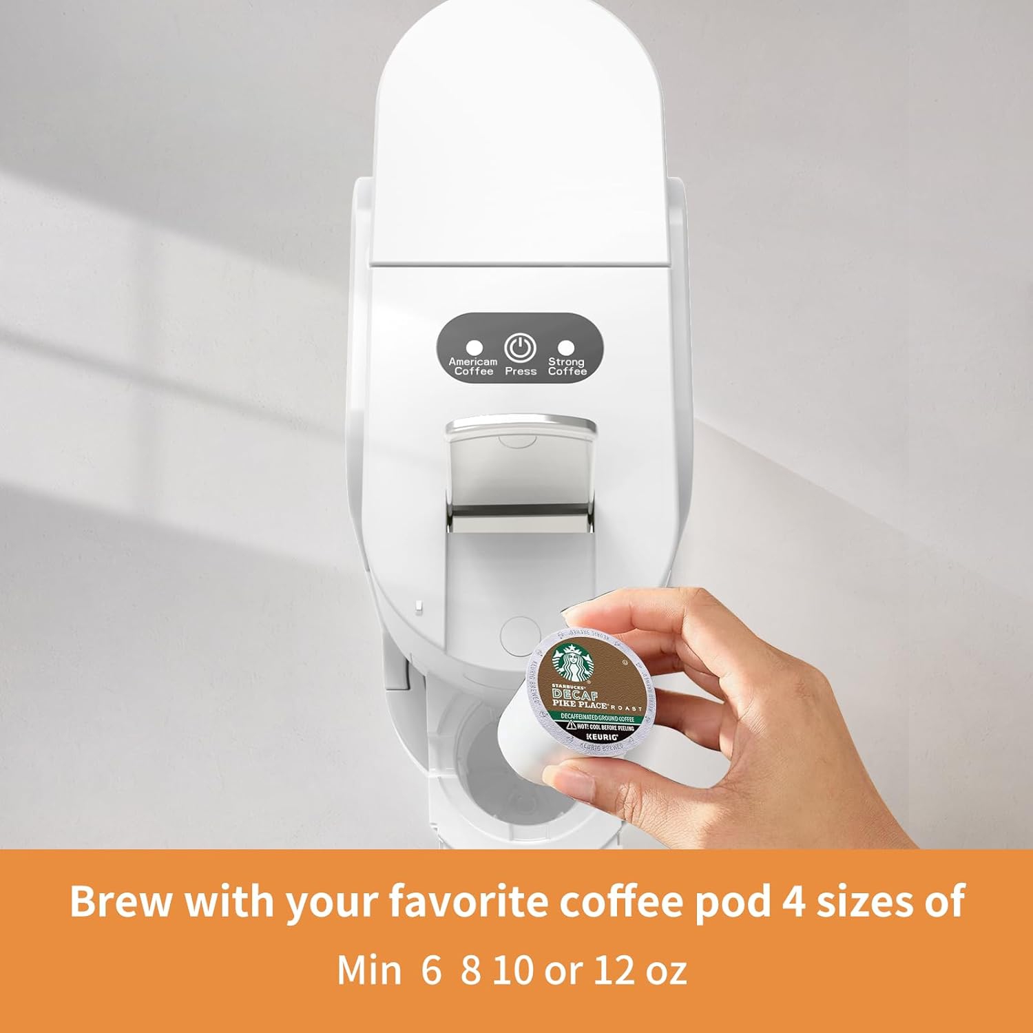 Capsule coffee machine household mini small fully automatic espresso coffee machine multifunctional - white