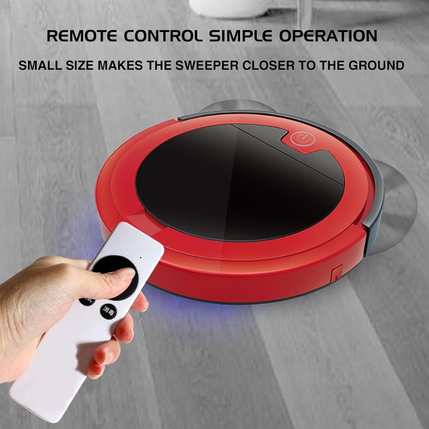 3-in-1 robot vacuum cleaner, intelligent obstacle avoidance, HEPA filter, USB charging, super quiet, strong suction, suitable for household cleaning
