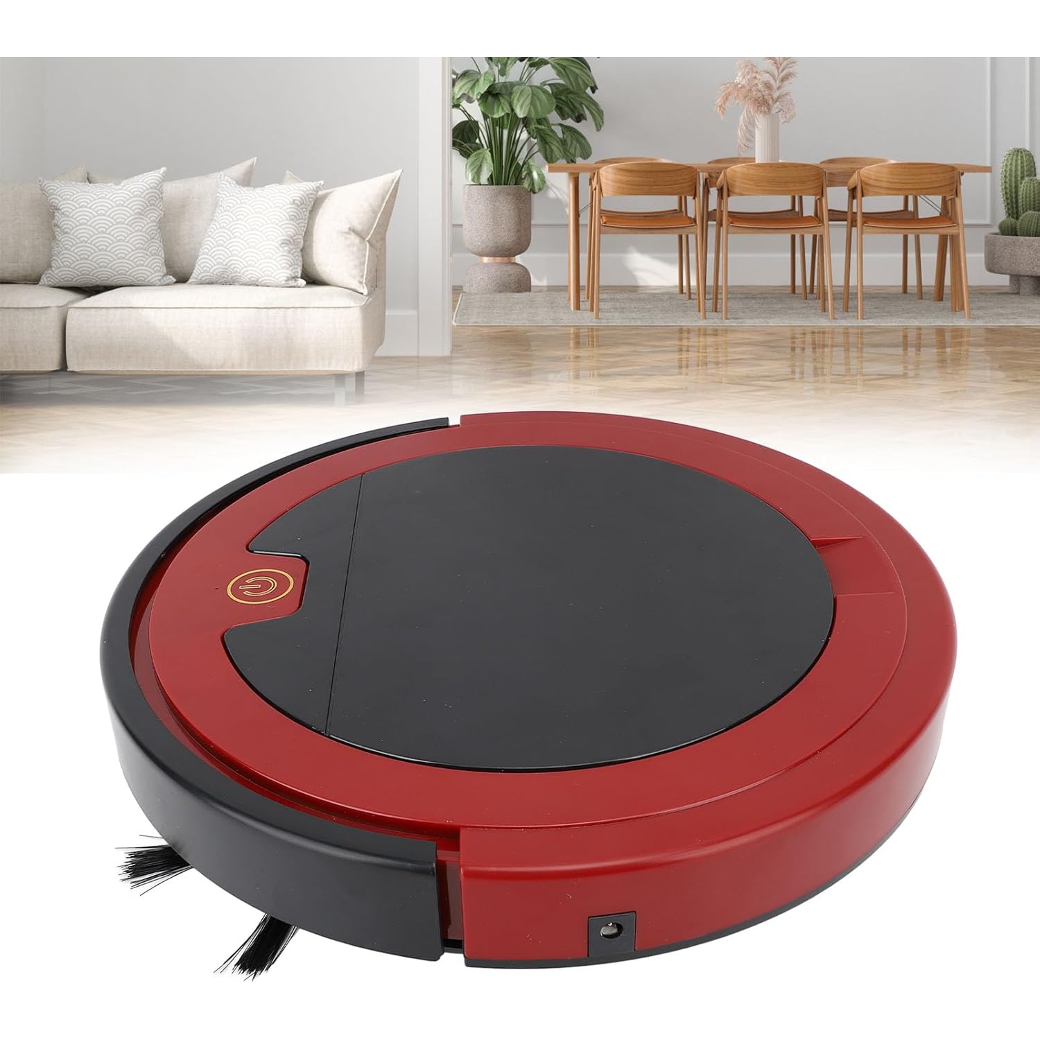 3-in-1 robot vacuum cleaner, intelligent obstacle avoidance, HEPA filter, USB charging, super quiet, strong suction, suitable for household cleaning