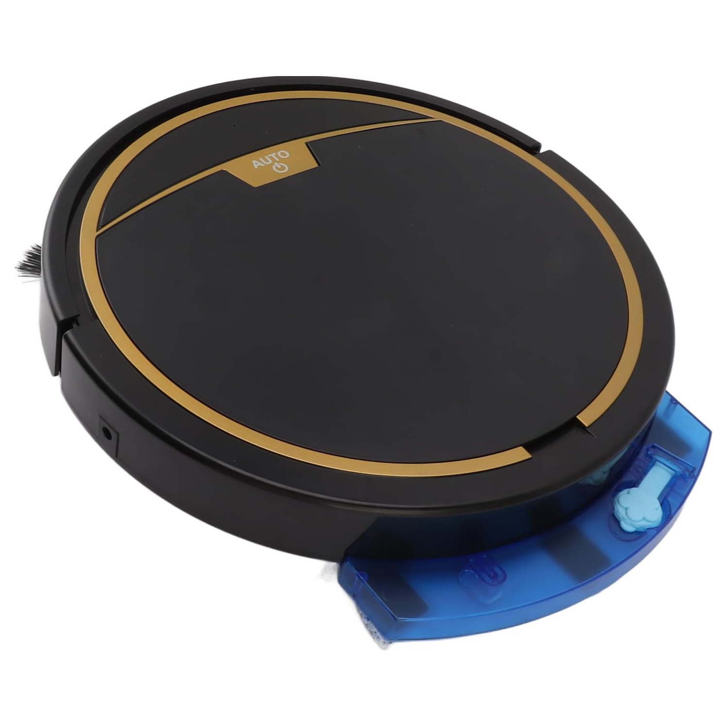 Smart sweeping robot - 1800Pa strong suction, three-in-one, sweeping and mopping, APP + remote control, automatic mopping, ultra-thin body（black）